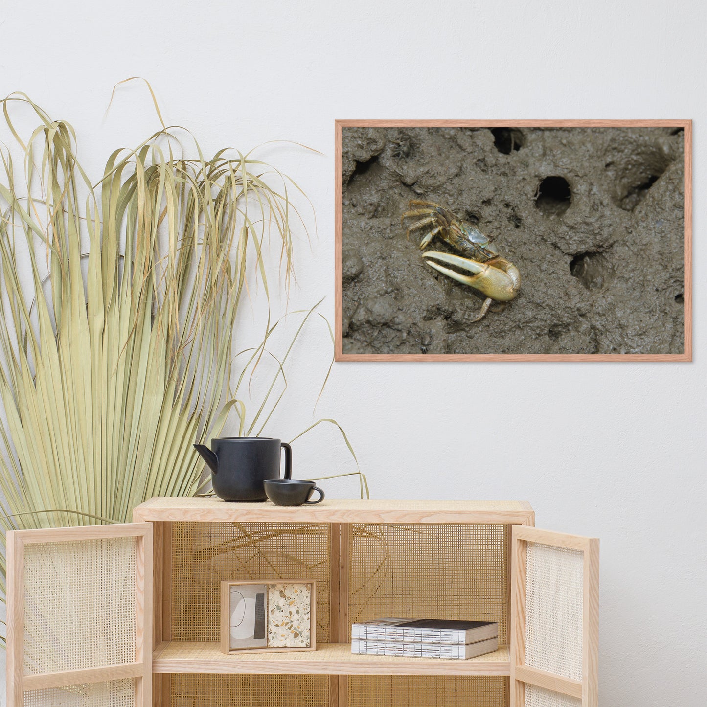 Fiddler Crab Animal Wildlife Photograph Framed Wall Art Prints