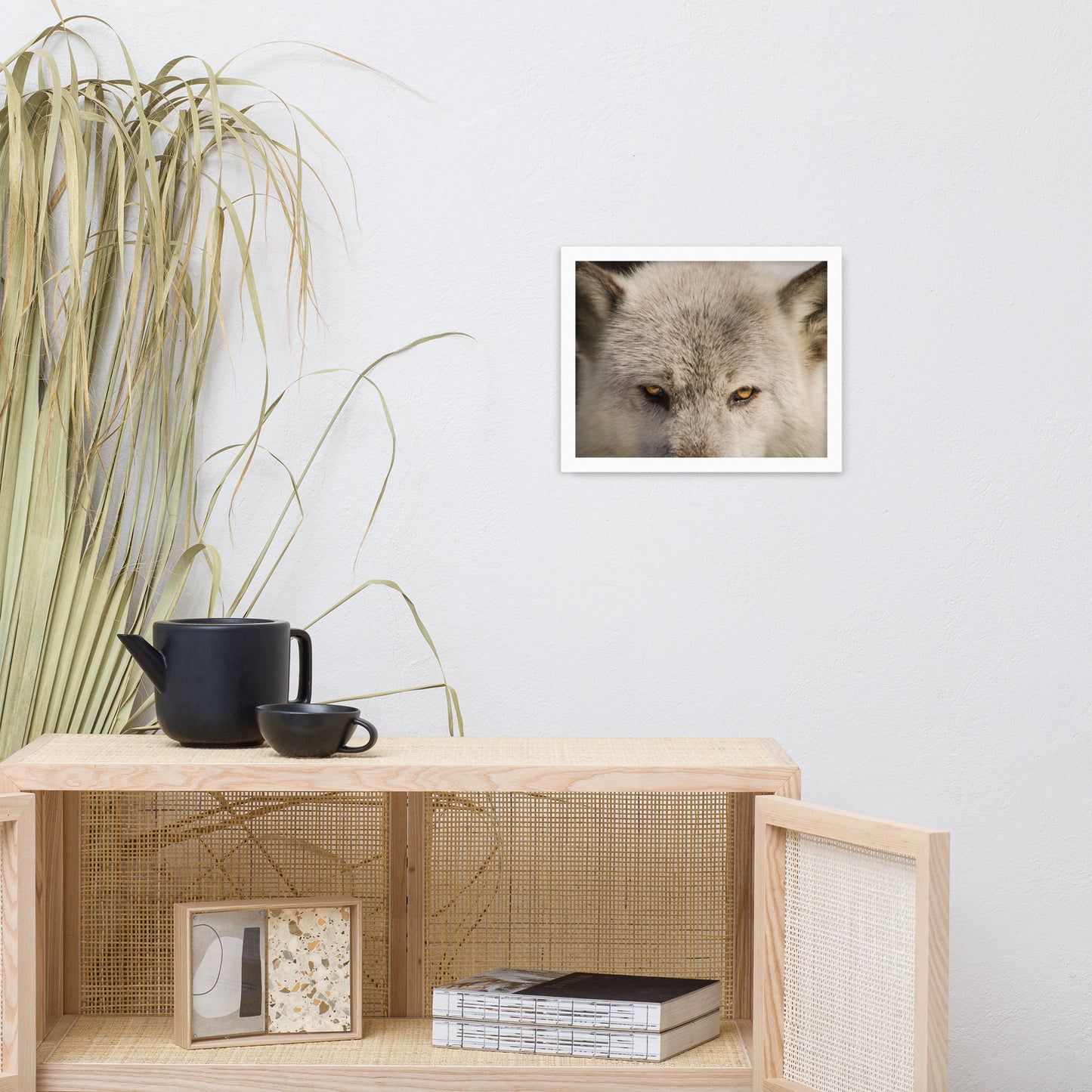 Wolf Eyes Animal / Wildlife Photograph Framed Wall Art Prints