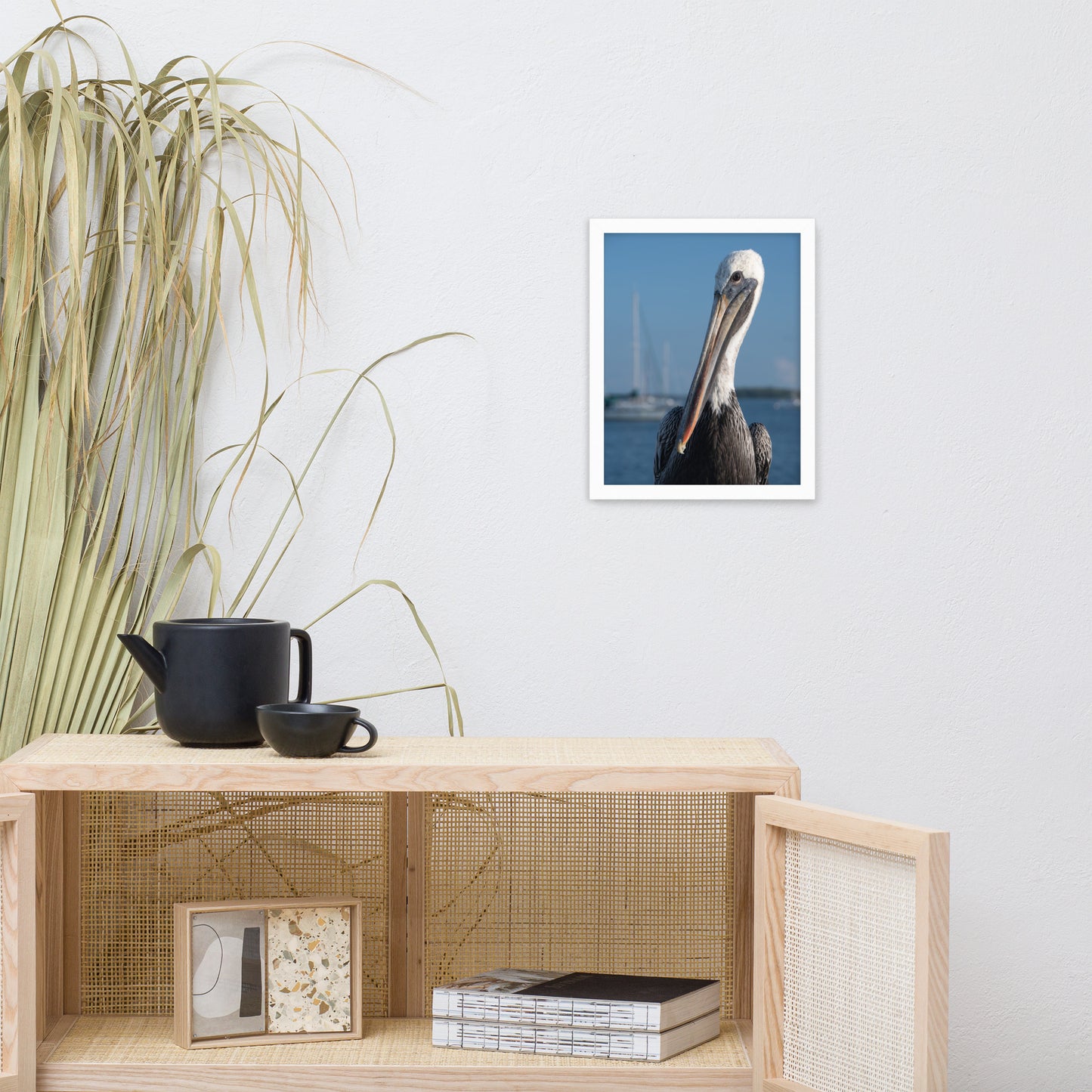 Bob The Pelican Bird 3 Color Wildlife Photo Framed Wall Art Prints