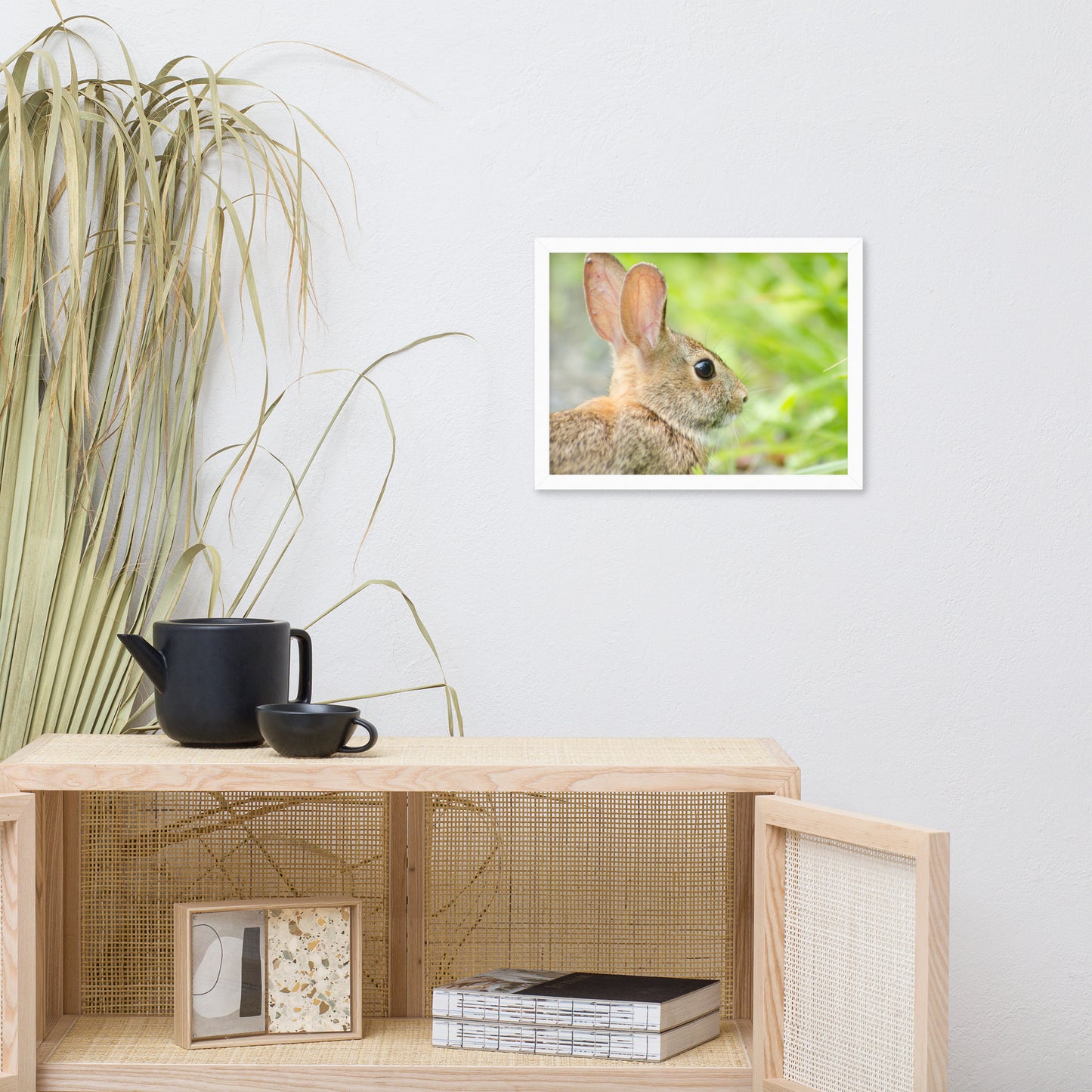 Bunny at Bombay Hook Wildlife Photo Framed Wall Art Prints