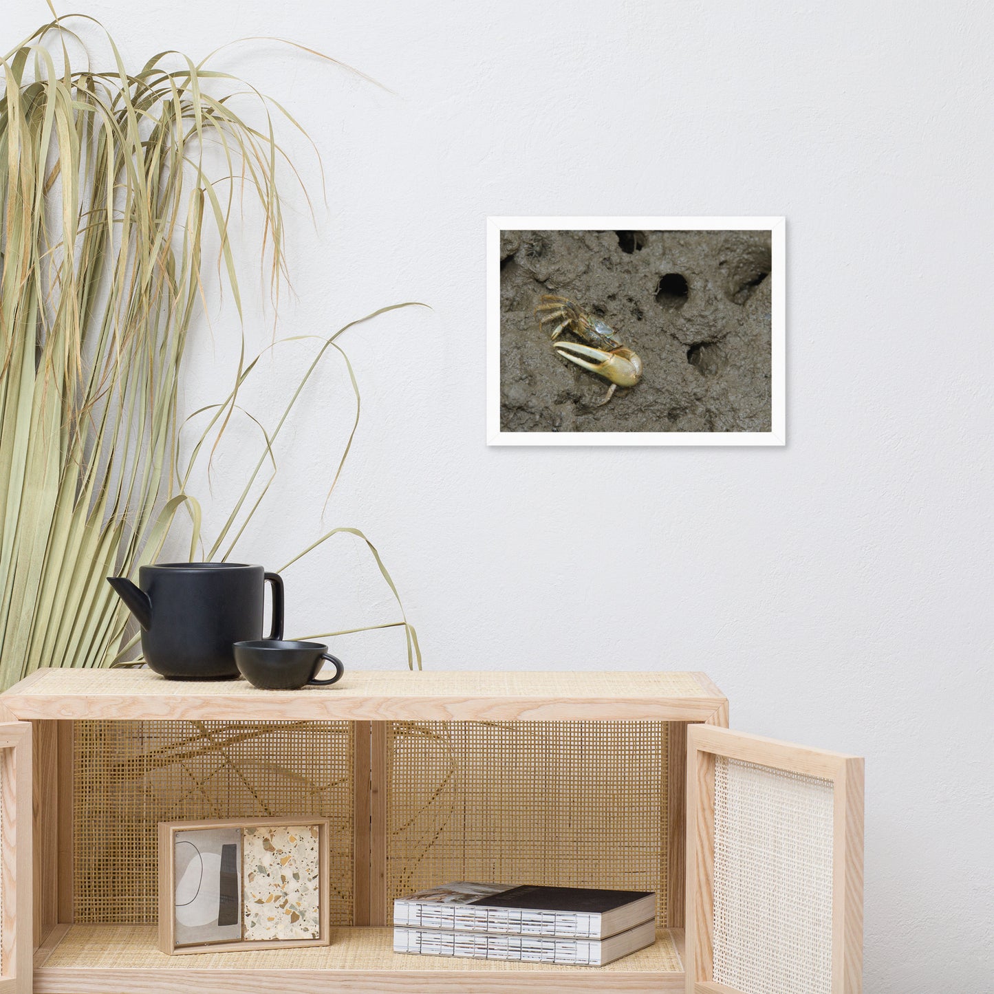 Fiddler Crab Animal Wildlife Photograph Framed Wall Art Prints