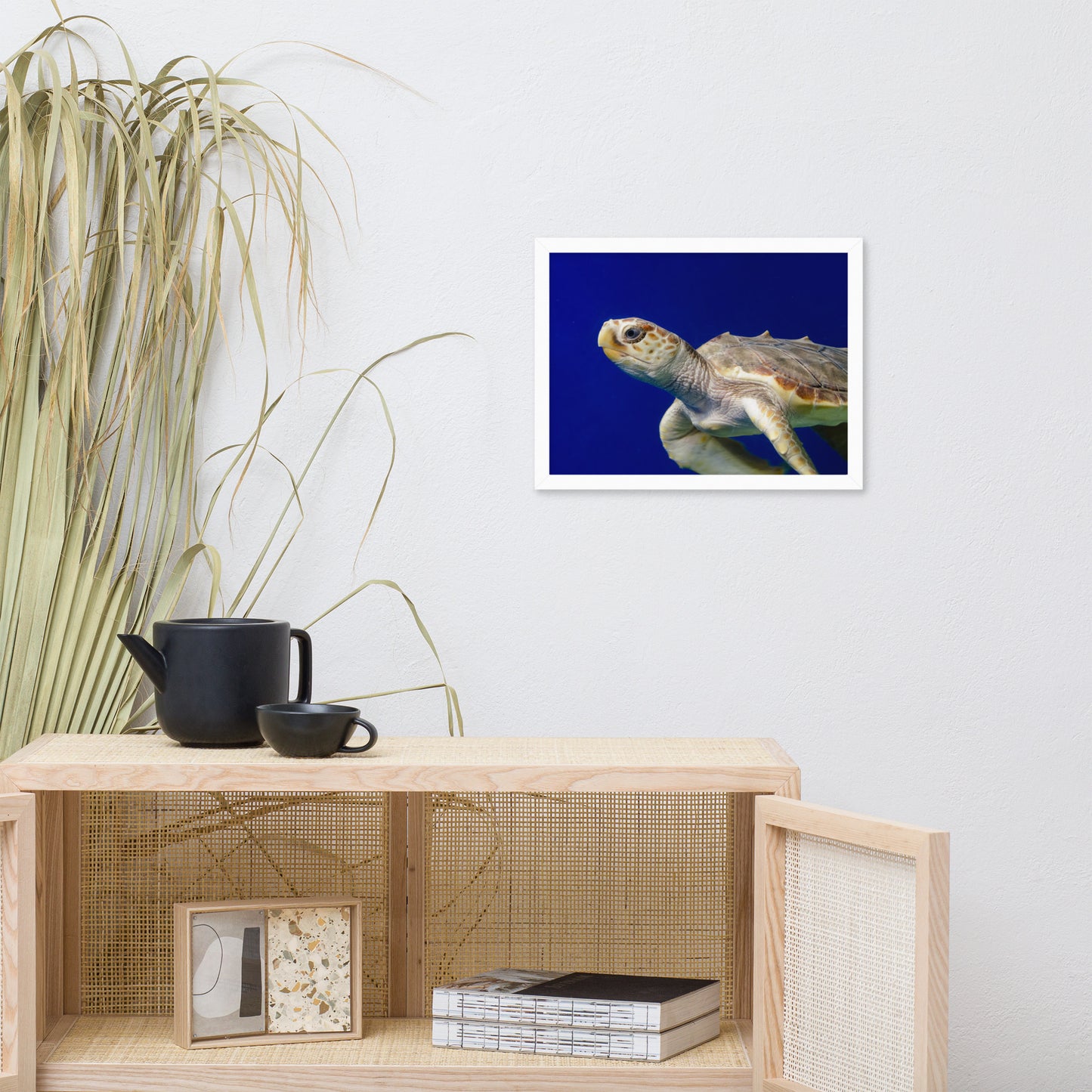 Sea Turtle 2 Animal Wildlife Photograph Framed Wall Art Prints