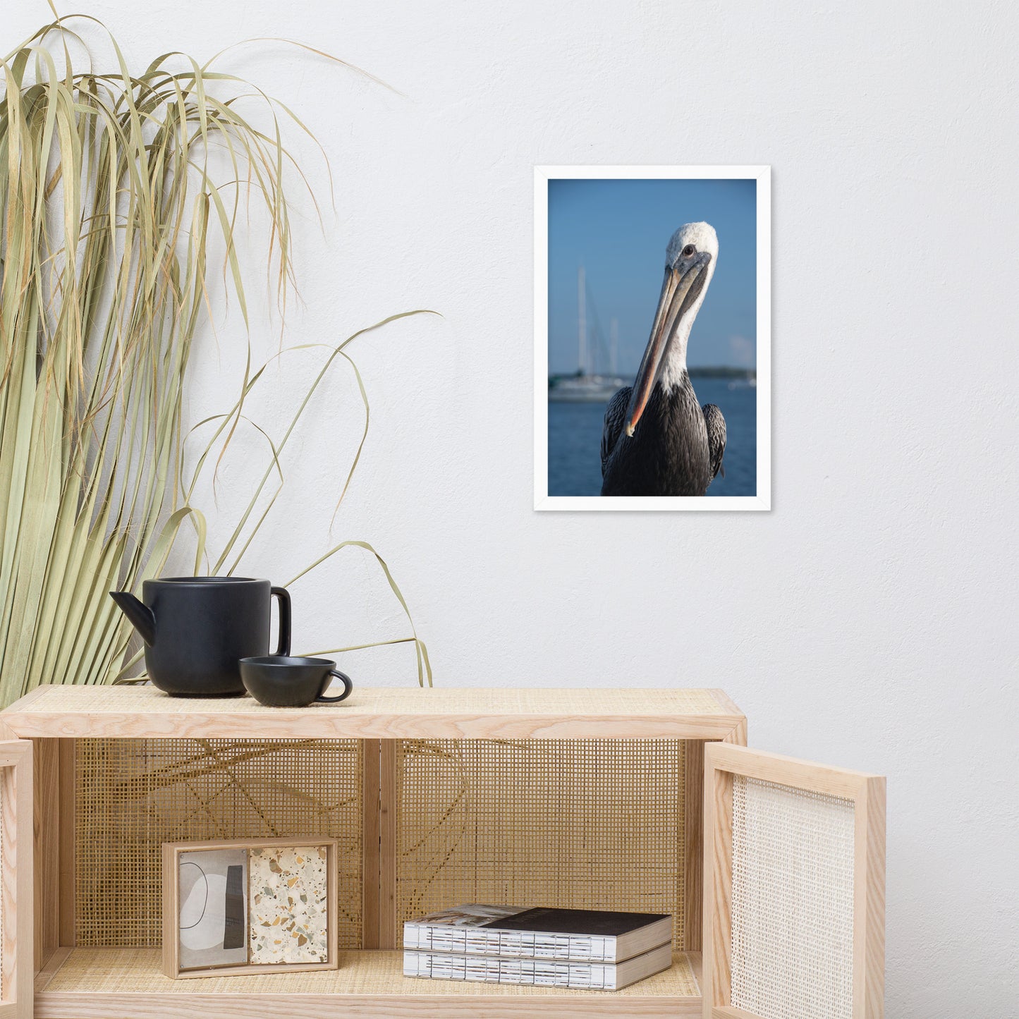 Bob The Pelican Bird 3 Color Wildlife Photo Framed Wall Art Prints