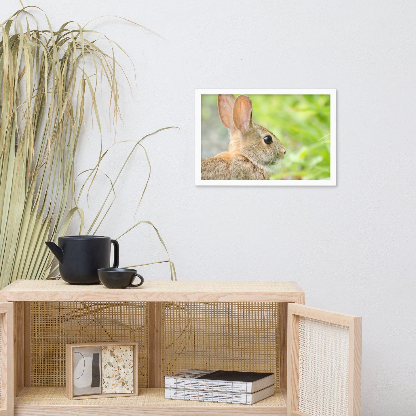 Bunny at Bombay Hook Wildlife Photo Framed Wall Art Prints