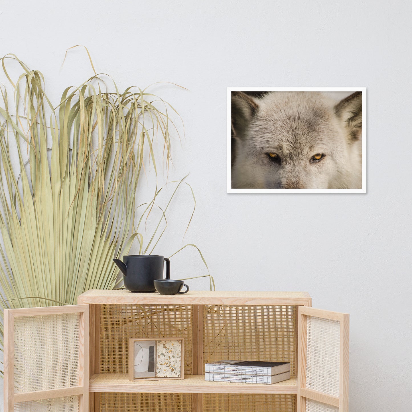 Wolf Eyes Animal / Wildlife Photograph Framed Wall Art Prints