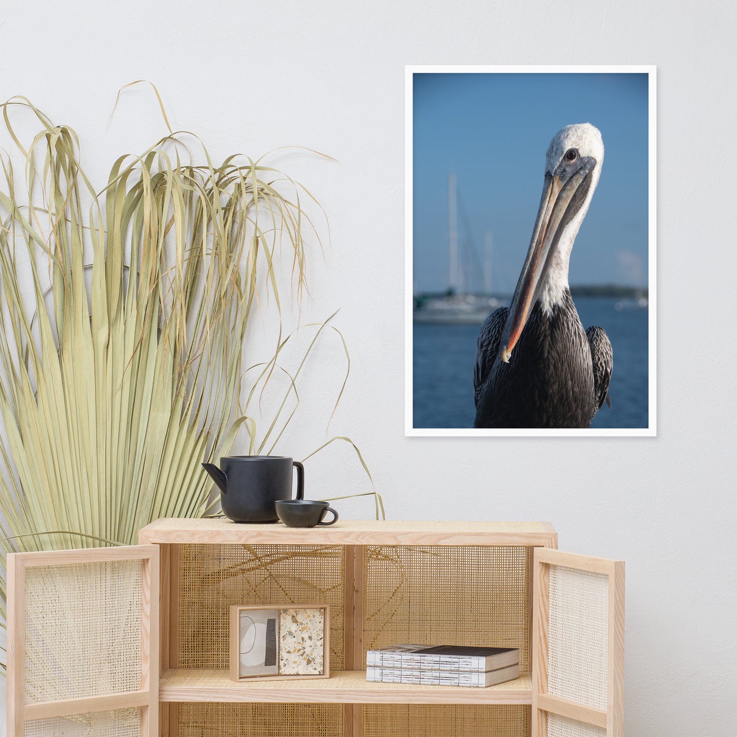 Bob The Pelican Bird 3 Color Wildlife Photo Framed Wall Art Prints