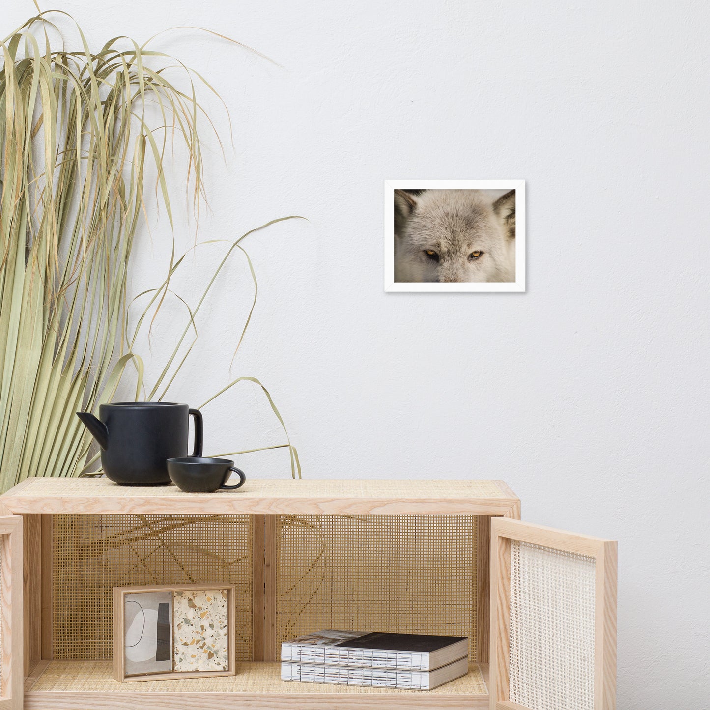 Wolf Eyes Animal / Wildlife Photograph Framed Wall Art Prints