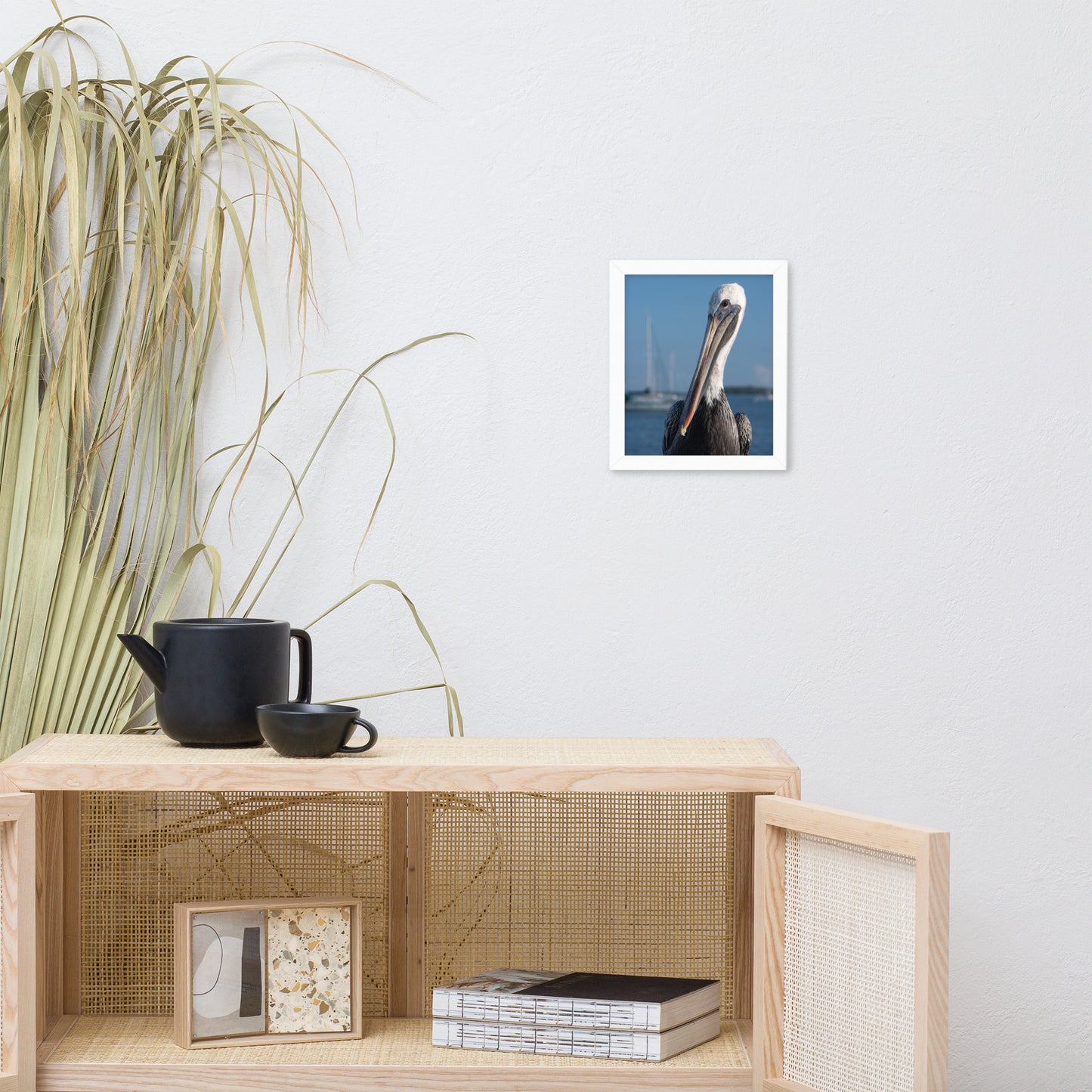 Bob The Pelican Bird 3 Color Wildlife Photo Framed Wall Art Prints