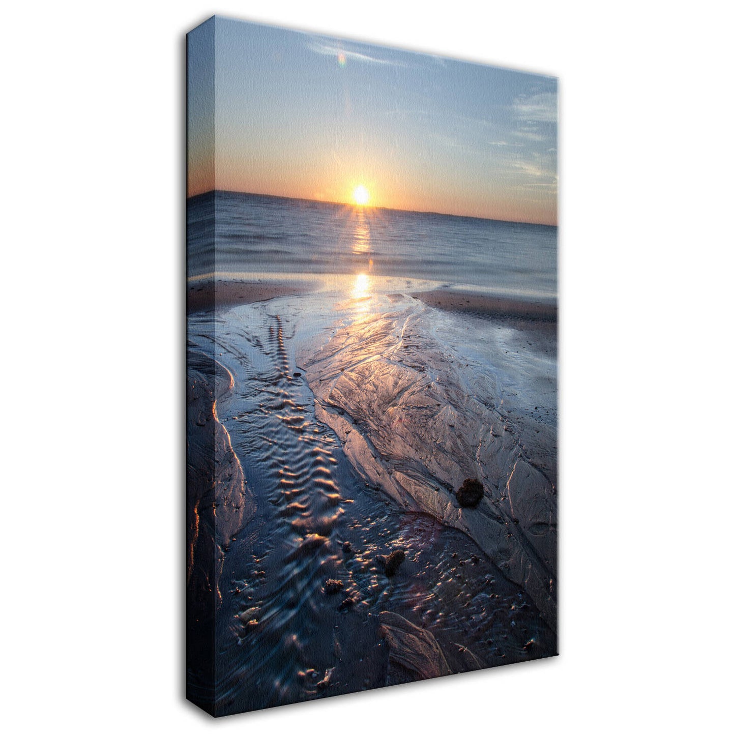 Low Tide Ravine Landscape Photographs Fine Art Canvas Wall Art Prints  - PIPAFINEART