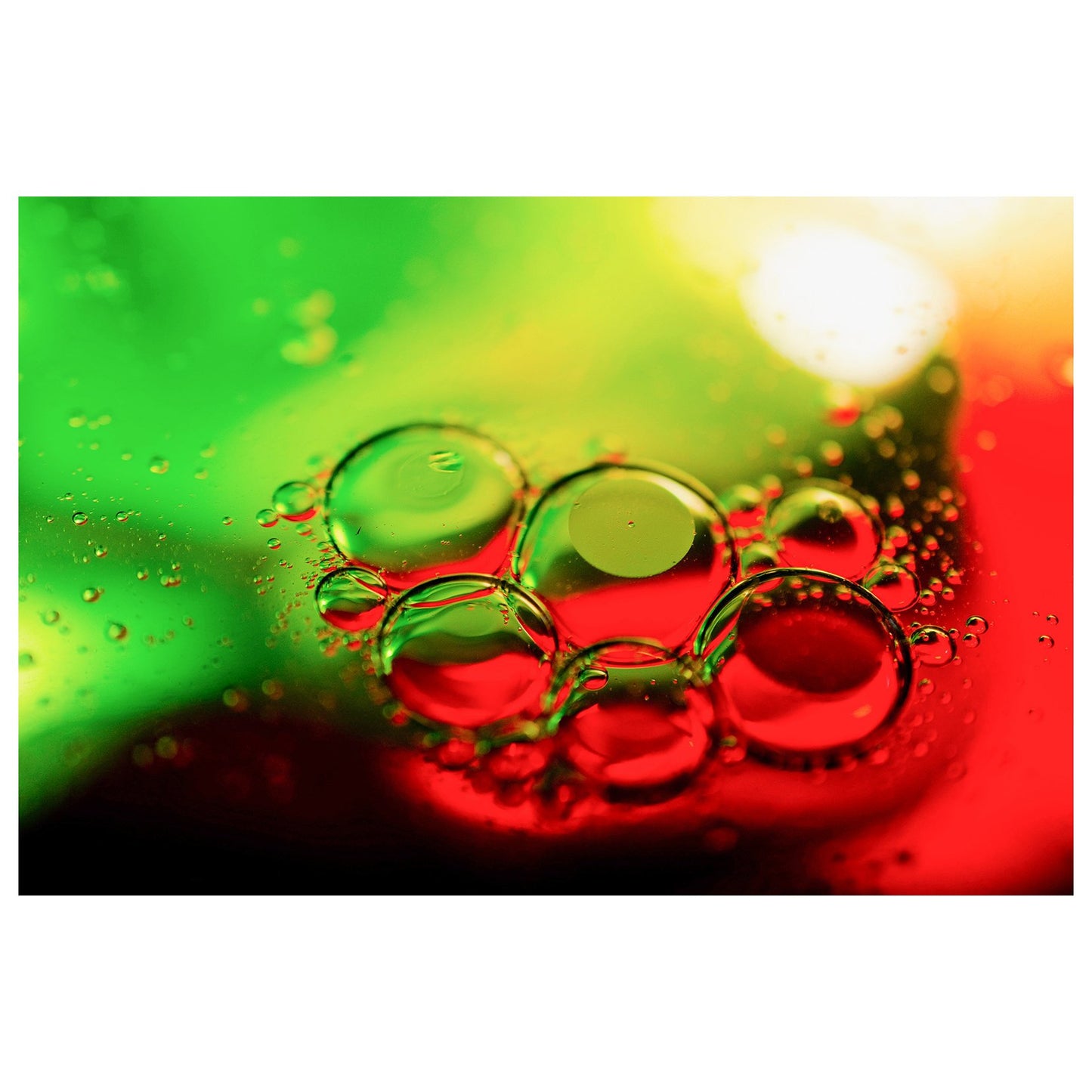 Bubble Art Abstract Photo Fine Art Canvas & Unframed Wall Art Prints - PIPAFINEART