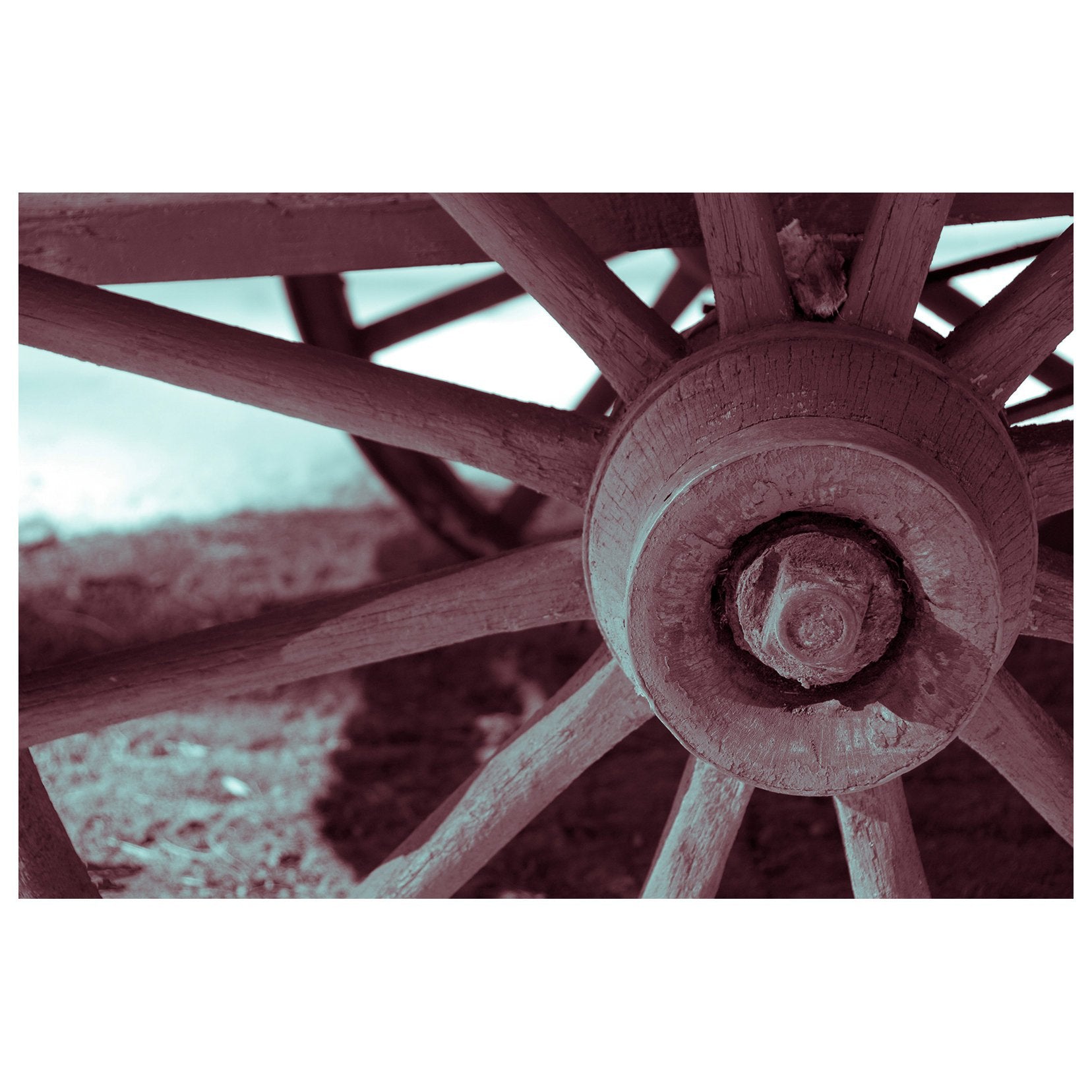 Wheel of Time Abstract Photo Fine Art Canvas & Unframed Wall Art Prints  - PIPAFINEART