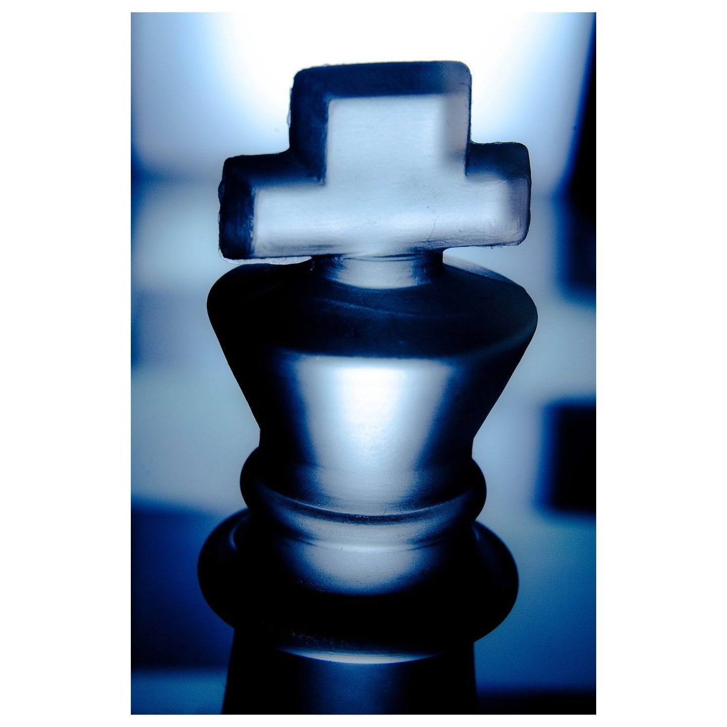 Heads of Kings Blue Abstract Photo Fine Art Canvas & Unframed Wall Art Prints - PIPAFINEART