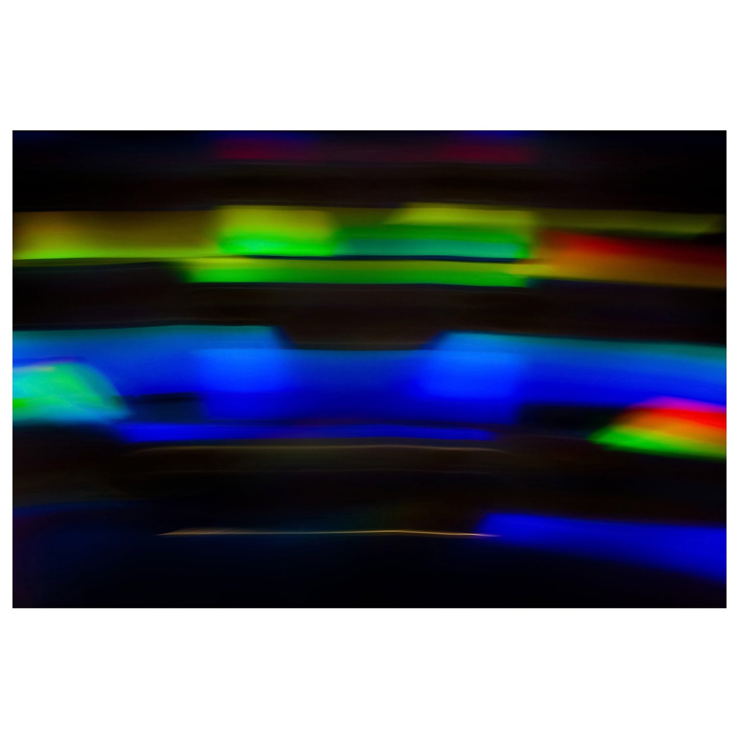 Color Blur Abstract Photo Fine Art Canvas & Unframed Wall Art Prints - PIPAFINEART
