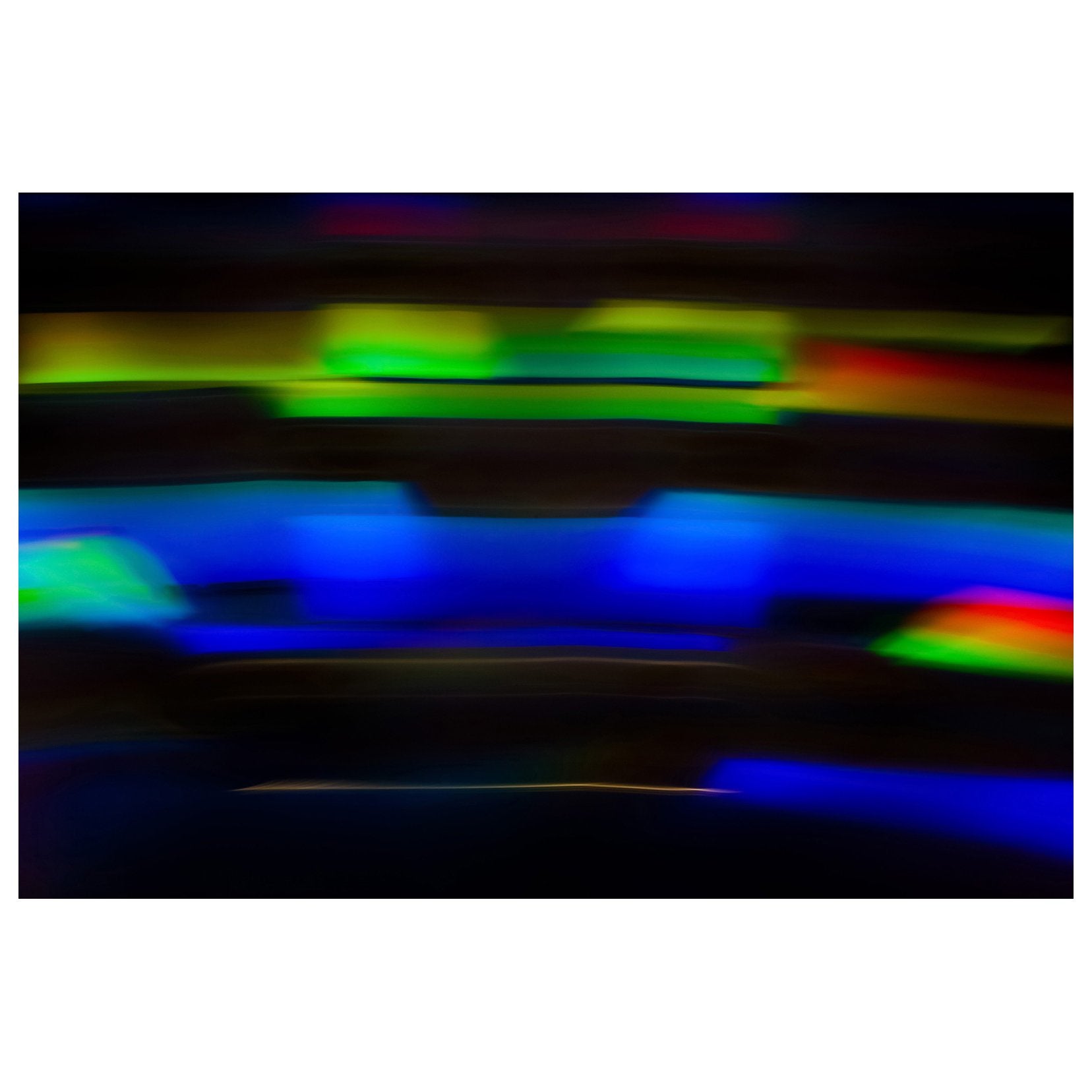 Color Blur Abstract Photo Fine Art Canvas & Unframed Wall Art Prints  - PIPAFINEART