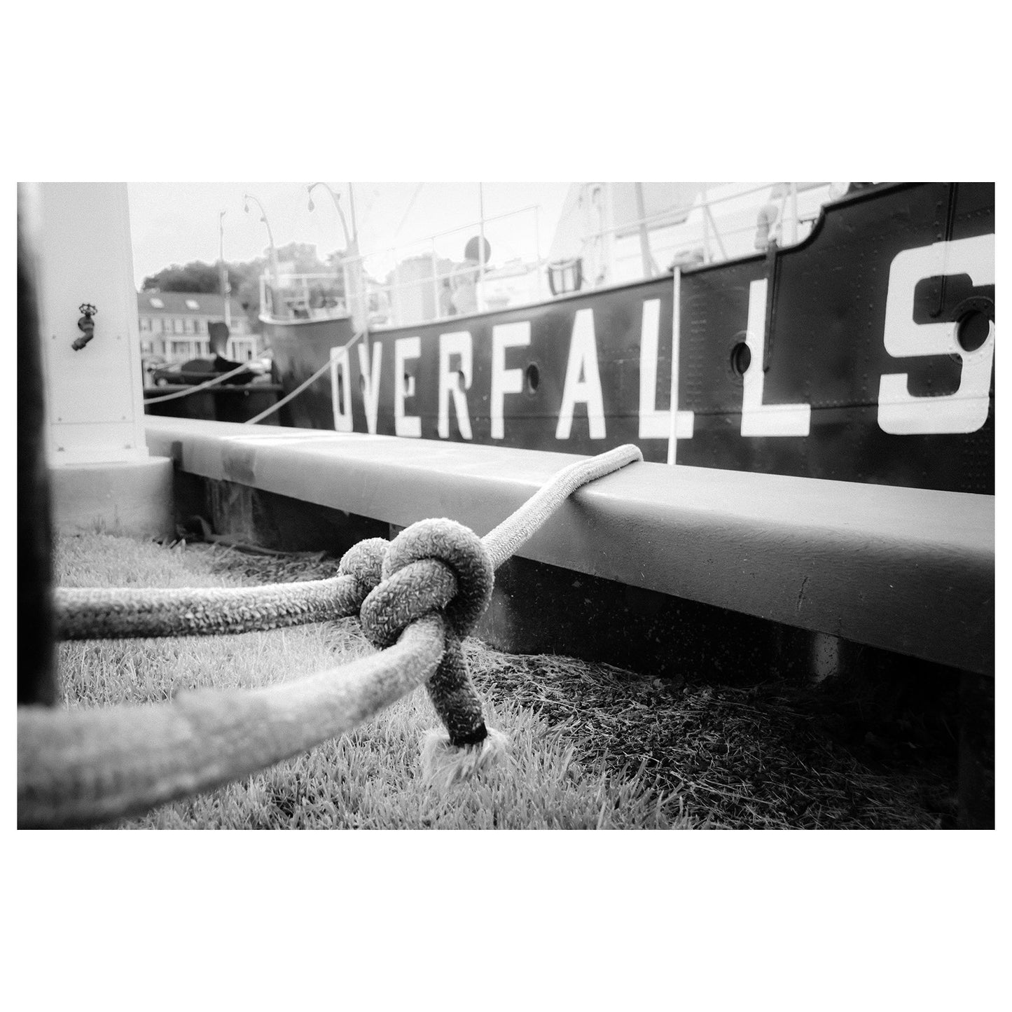 Ropes of the Overfalls Lightship Abstract Photo Fine Art Canvas & Unframed Wall Art Prints - PIPAFINEART