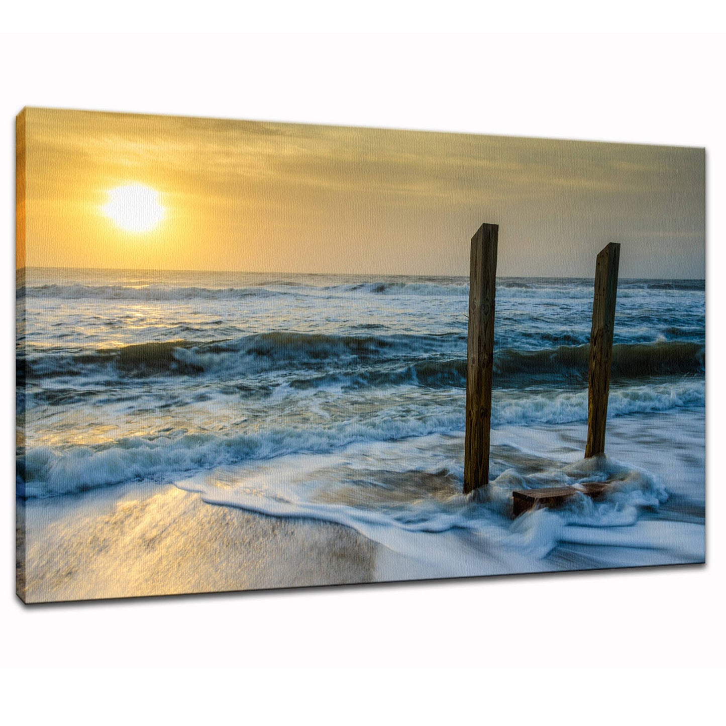 Kissed by the Sea Coastal Landscape Photo Fine Art Canvas Wall Art Prints  - PIPAFINEART