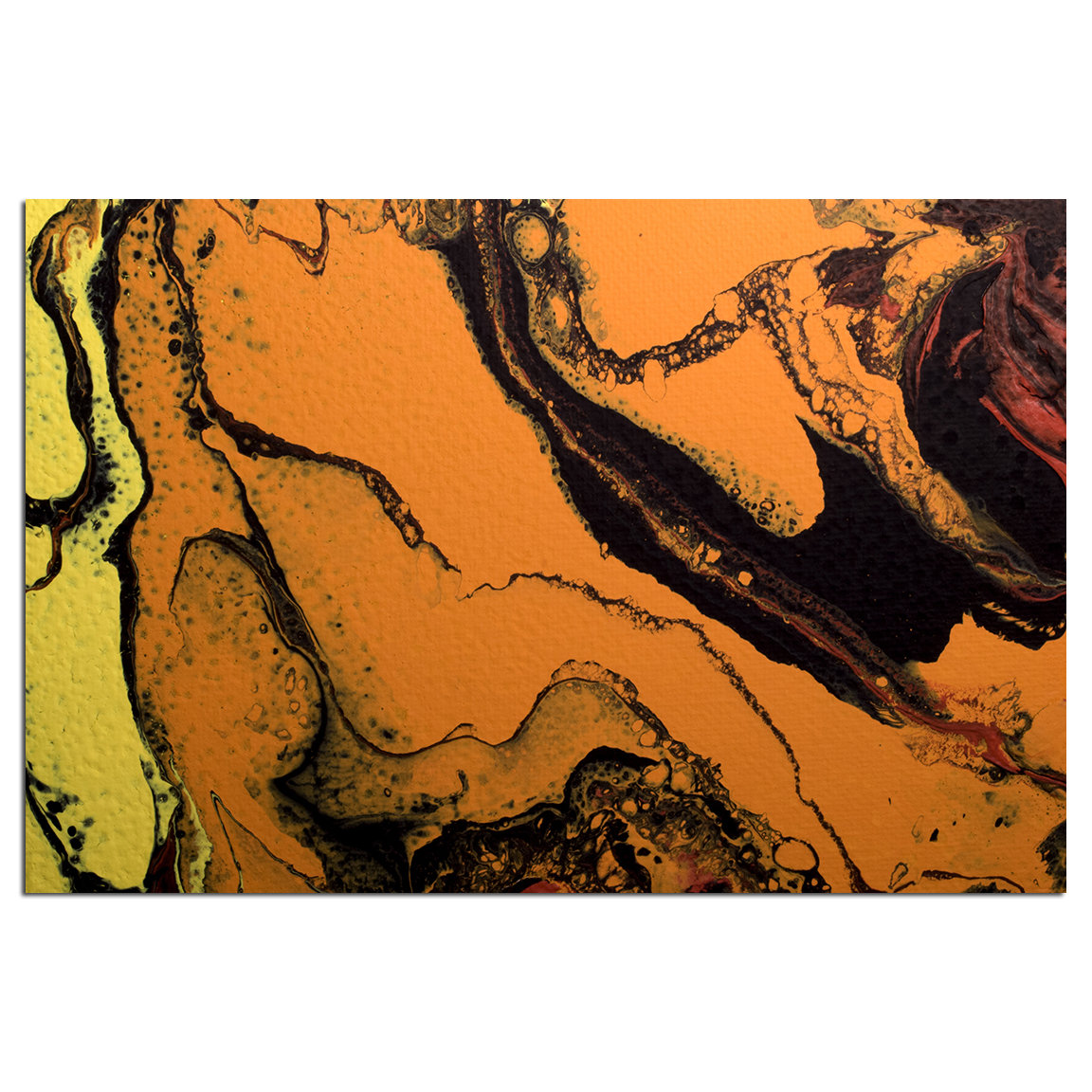 Removable Wall Mural - Wallpaper Abstract Artwork - Fluid Art Pour 7 - PIPAFINEART