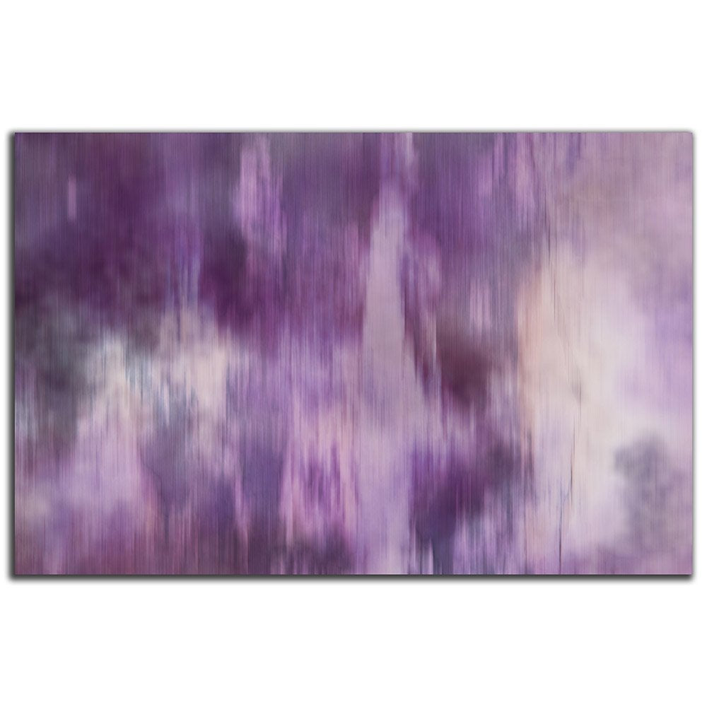 Purple Fusion Watercolor Patches - Peel and Stick Removable Wallpaper Full Size Wall Mural - PIPAFINEART