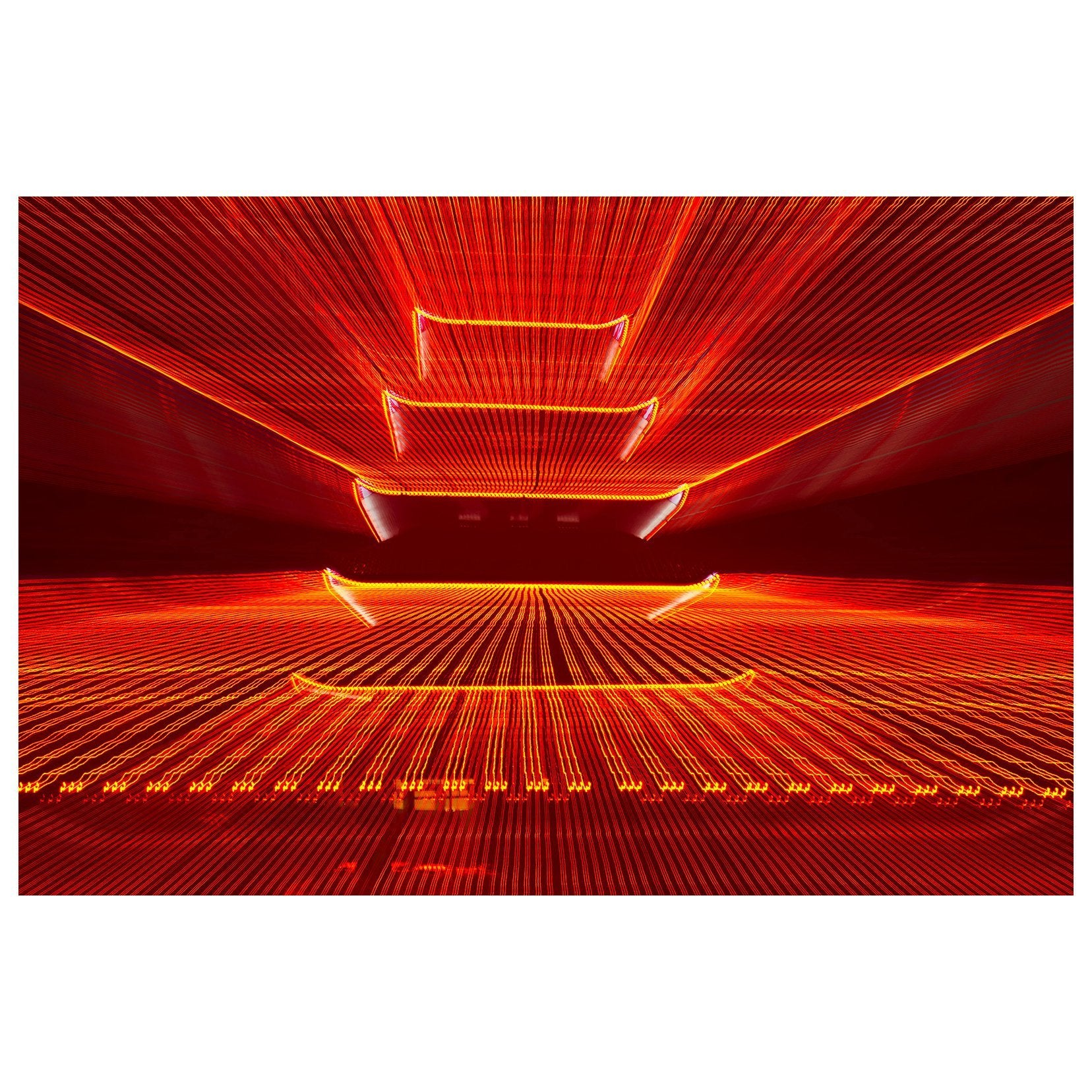 Abstract Reading Pagoda Abstract Photo Fine Art Canvas & Unframed Wall Art Prints  - PIPAFINEART