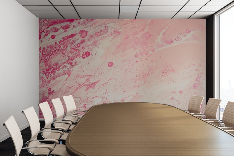 Removable Wall Mural - Wallpaper Abstract Artwork - Fluid Art Pour 2 - PIPAFINEART