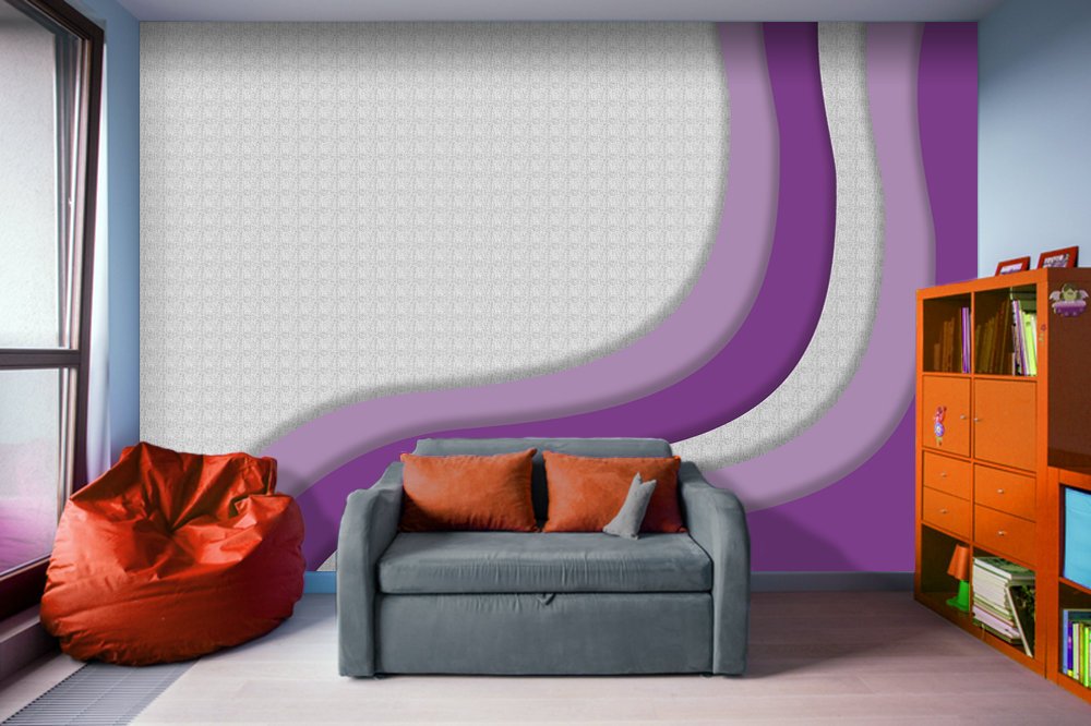 Soothing Waves - Peel and Stick Removable Wallpaper Full Size Wall Mural - PIPAFINEART