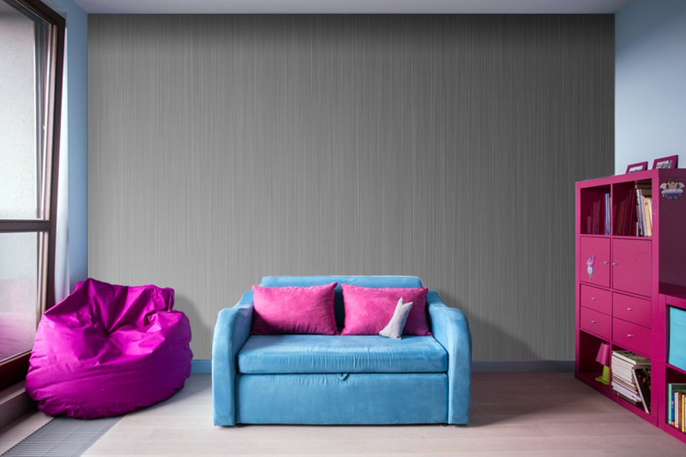 Smooth Sheet Metal Texture Illustration - Peel and Stick Removable Wallpaper Full Size Wall Mural - PIPAFINEART