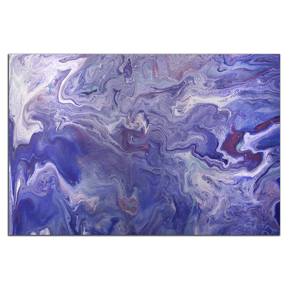 Removable Wall Mural - Wallpaper Abstract Artwork - Fluid Art Pour 4 - PIPAFINEART