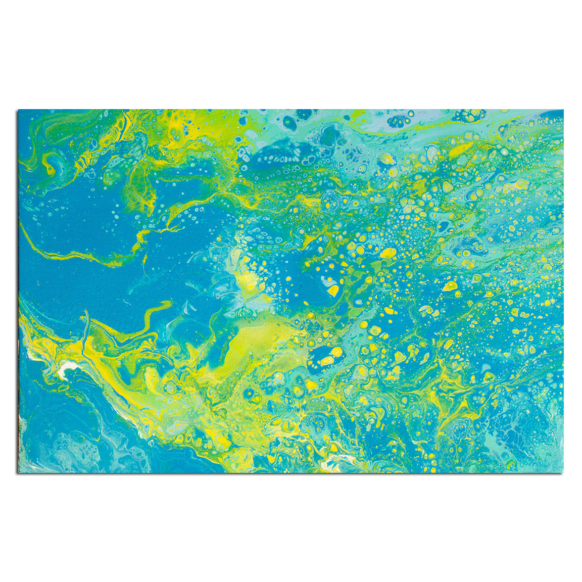 Removable Wall Mural - Wallpaper Abstract Artwork - Fluid Art Pour 15 - PIPAFINEART