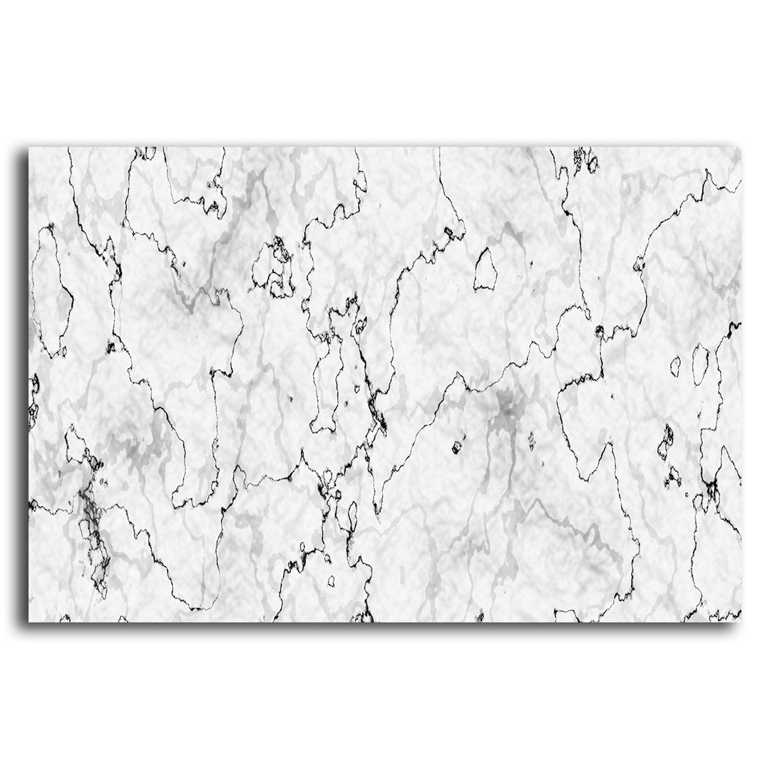 Marble Stone White, Black and Gray Texture - Adhesive Wallpaper - Removable Wallpaper - Wall Sticker - Full Size Wall Mural - PIPAFINEART