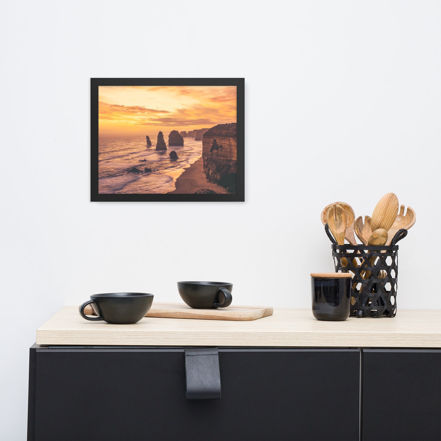 Twelve Apostles at Sunset Victoria, Australia with Daydream Effect Framed Wall Art Prints