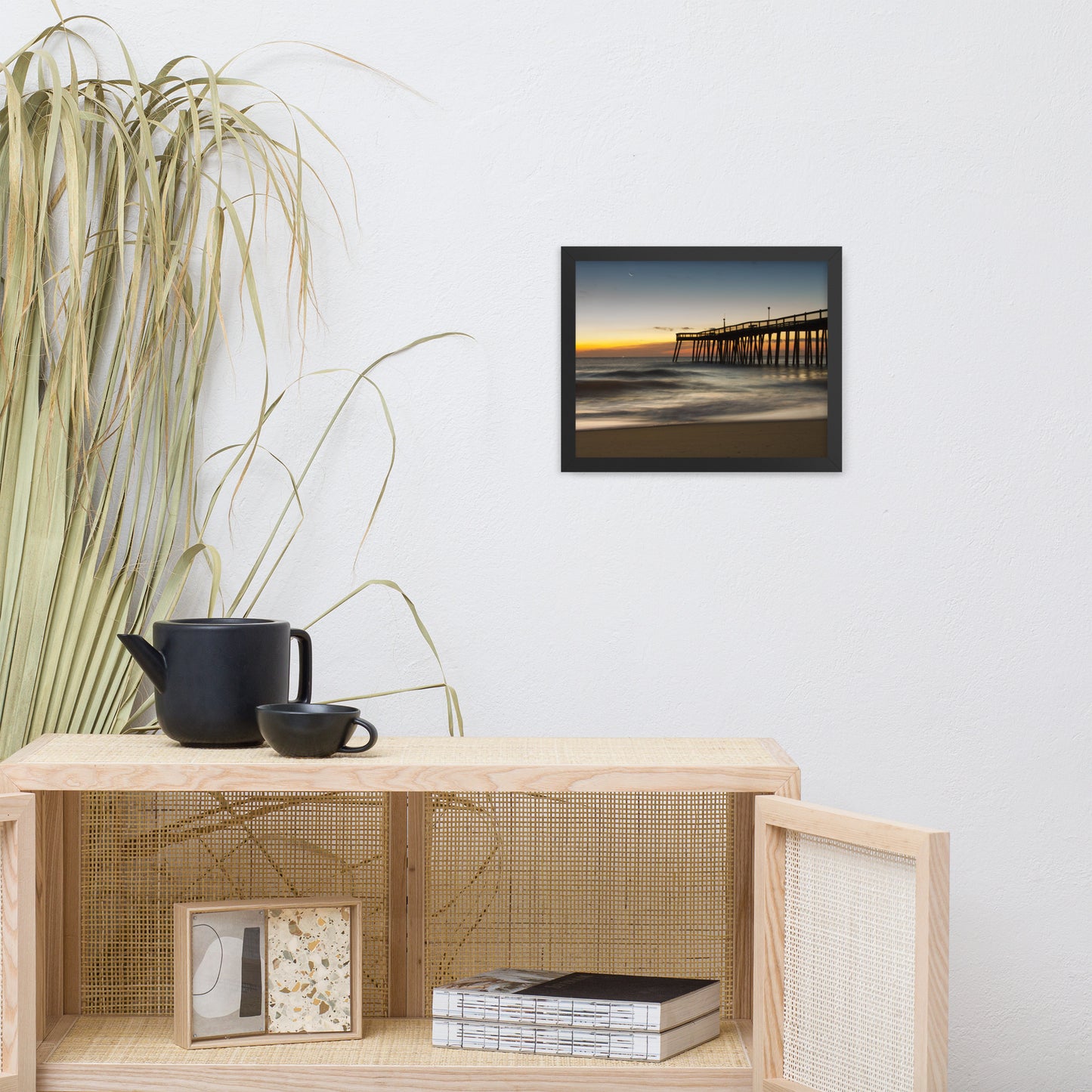 Motion of the Ocean Coastal Landscape Framed Photo Paper Wall Art Prints