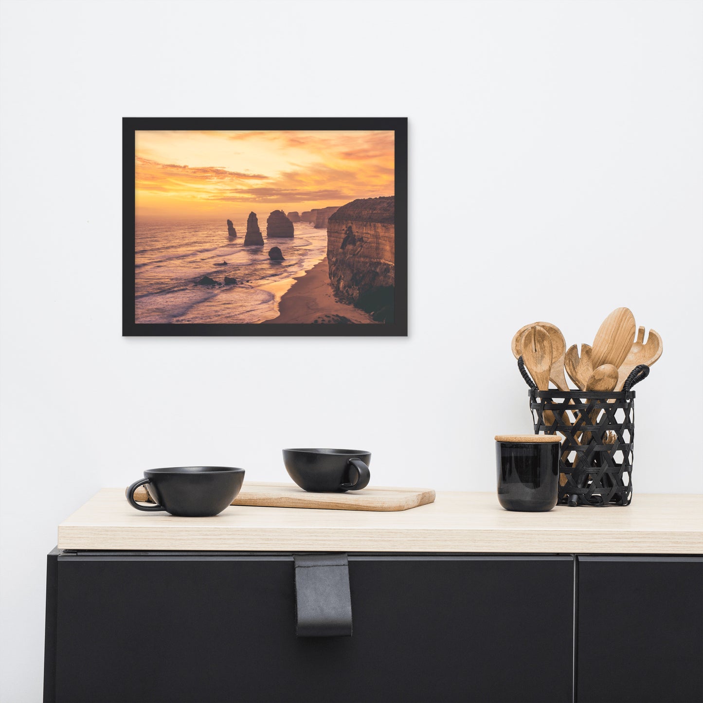 Twelve Apostles at Sunset Victoria, Australia with Daydream Effect Framed Wall Art Prints