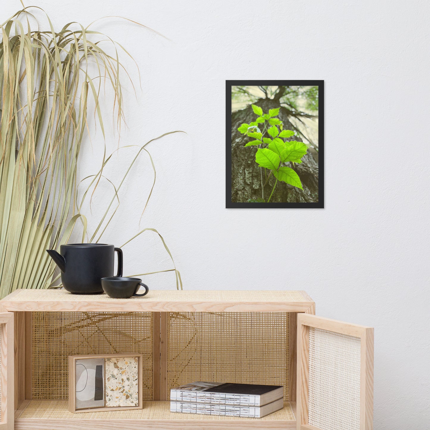Climbing The Tree Botanical Nature Photo Framed Wall Art Print
