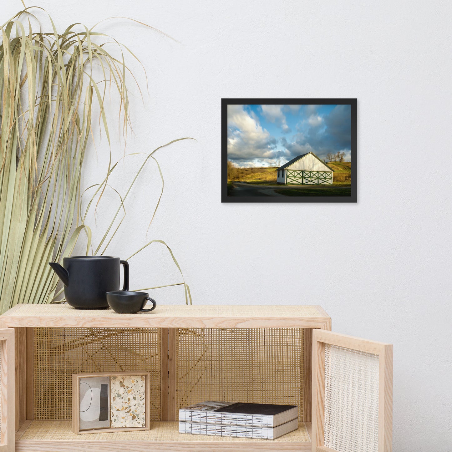 Pictures For Bedroom Wall Decor: Aging Barn in the Morning Sun - Rural / Country Style Landscape / Nature Photograph Framed Wall Art Print - Wall Decor - Artwork