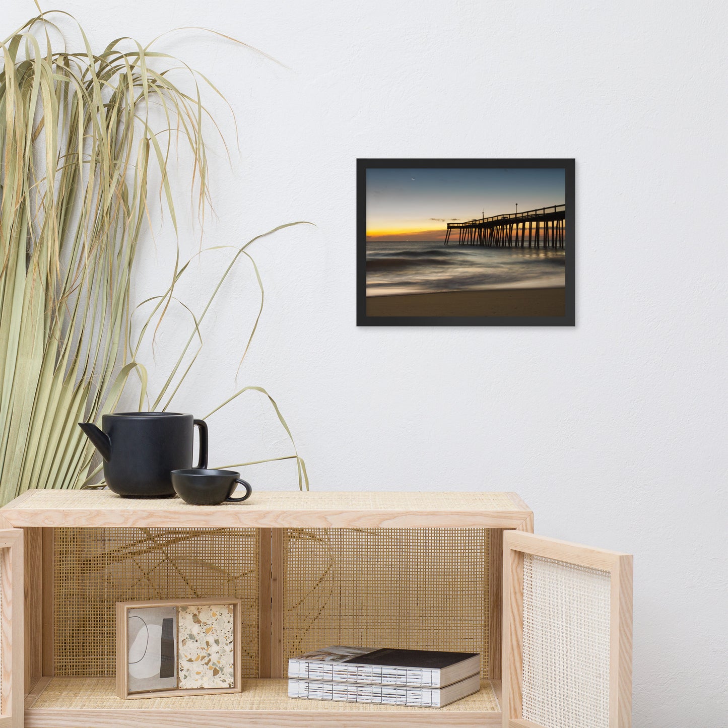 Motion of the Ocean Coastal Landscape Framed Photo Paper Wall Art Prints