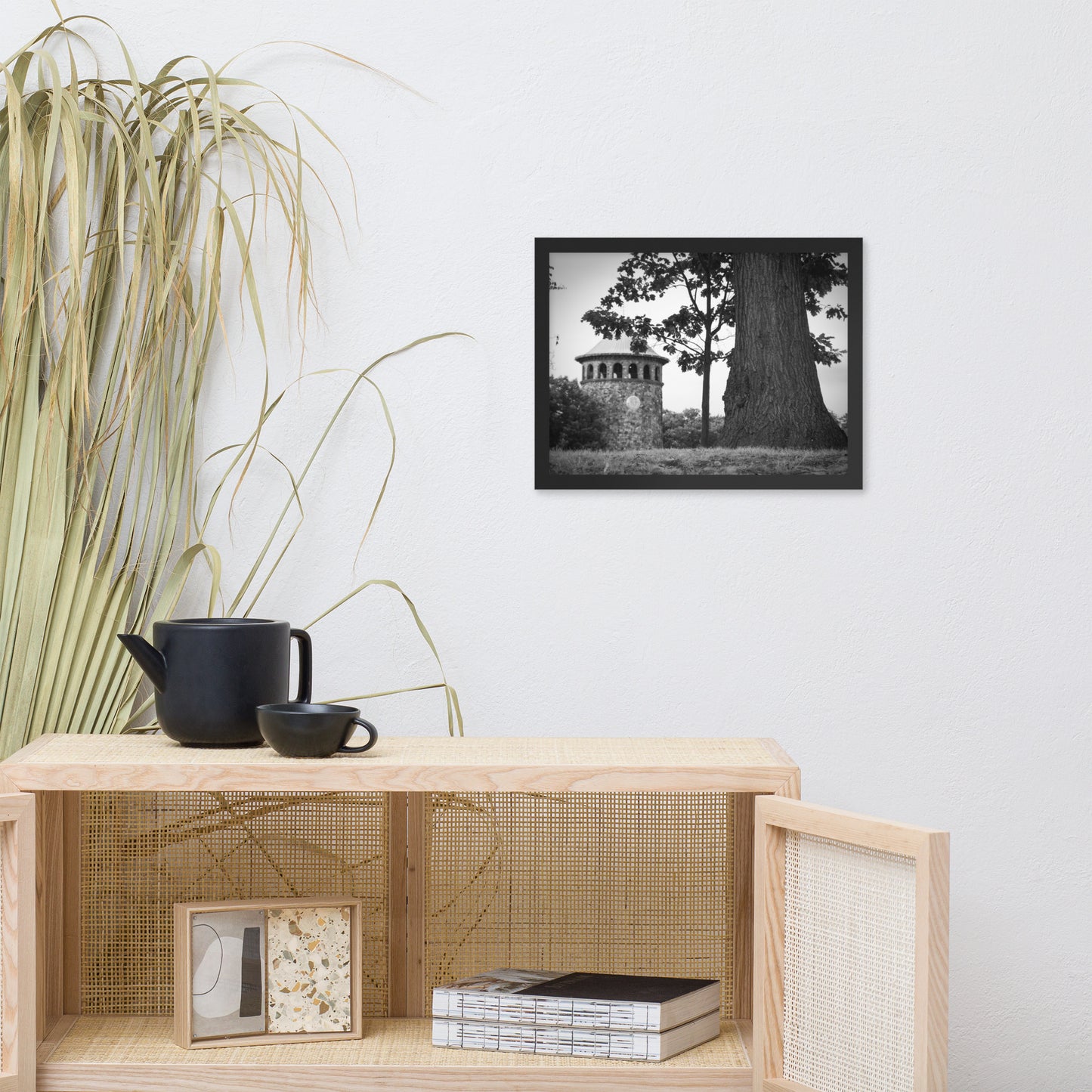 Rockford Tower in Black and White Framed Photo Paper Wall Art Prints