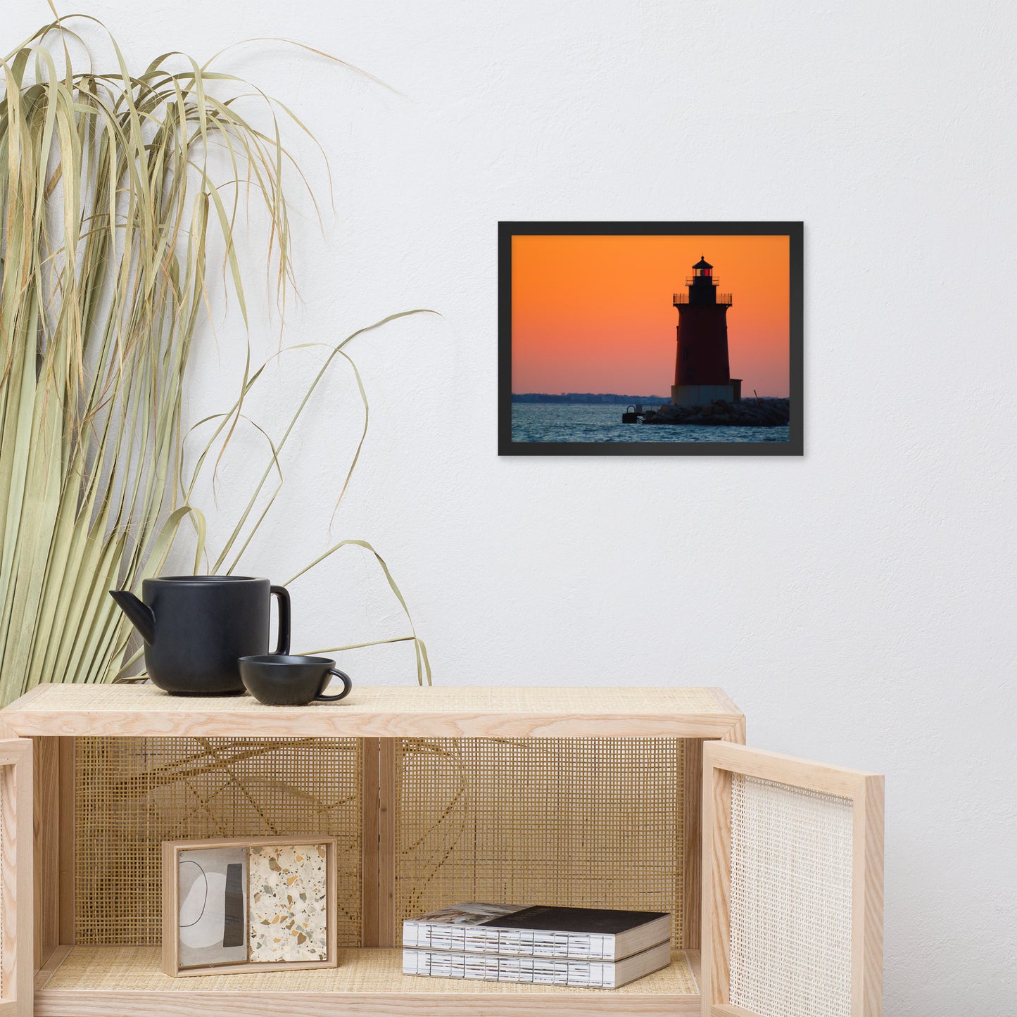 Sunset at Henlopen State Park 3 Framed Photo Paper Wall Art Prints