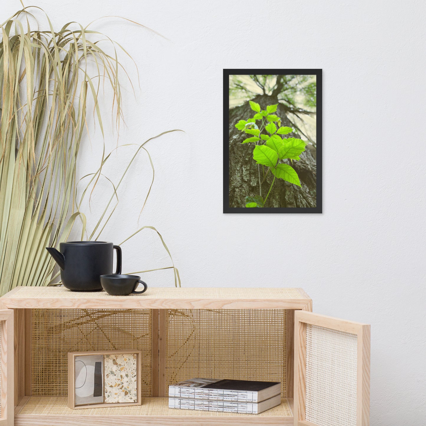 Climbing The Tree Botanical Nature Photo Framed Wall Art Print