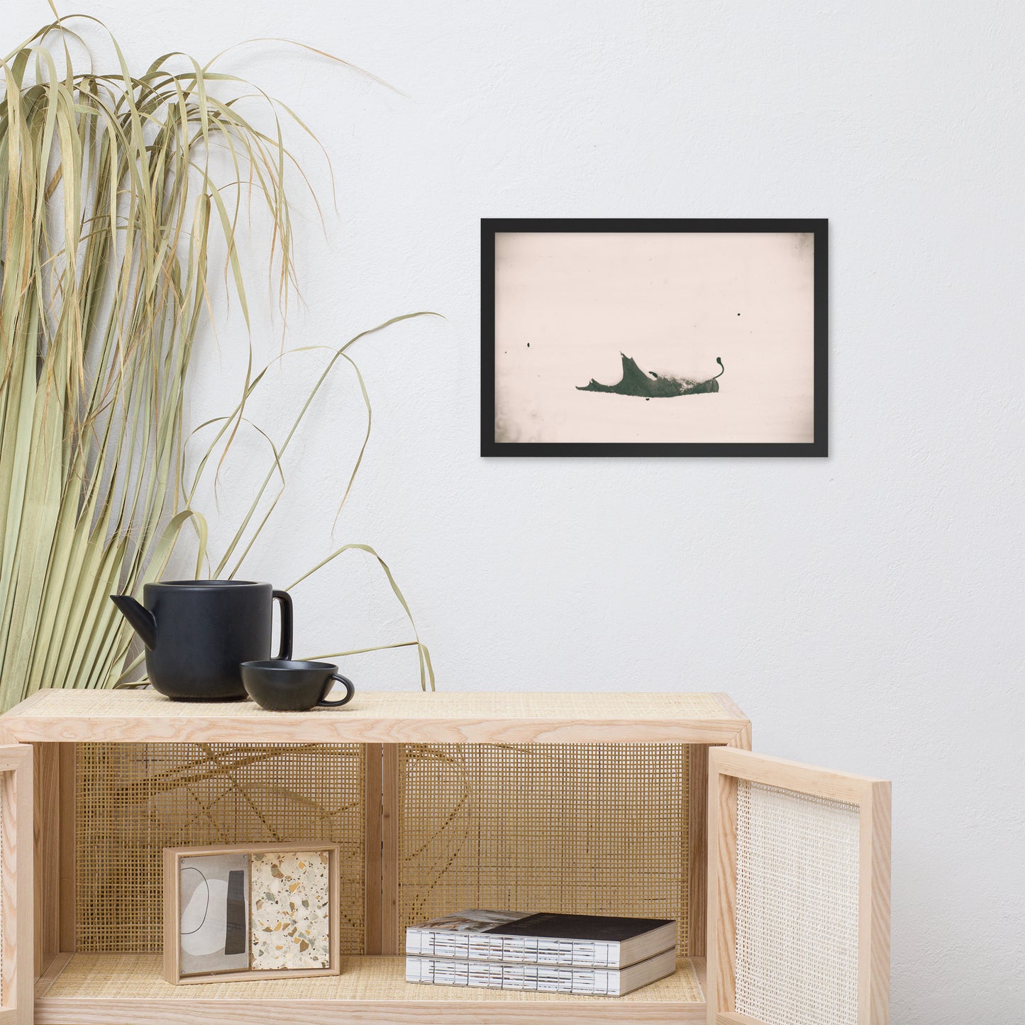 Bleak Winter Botanical Nature Photo Framed Wall Art Print