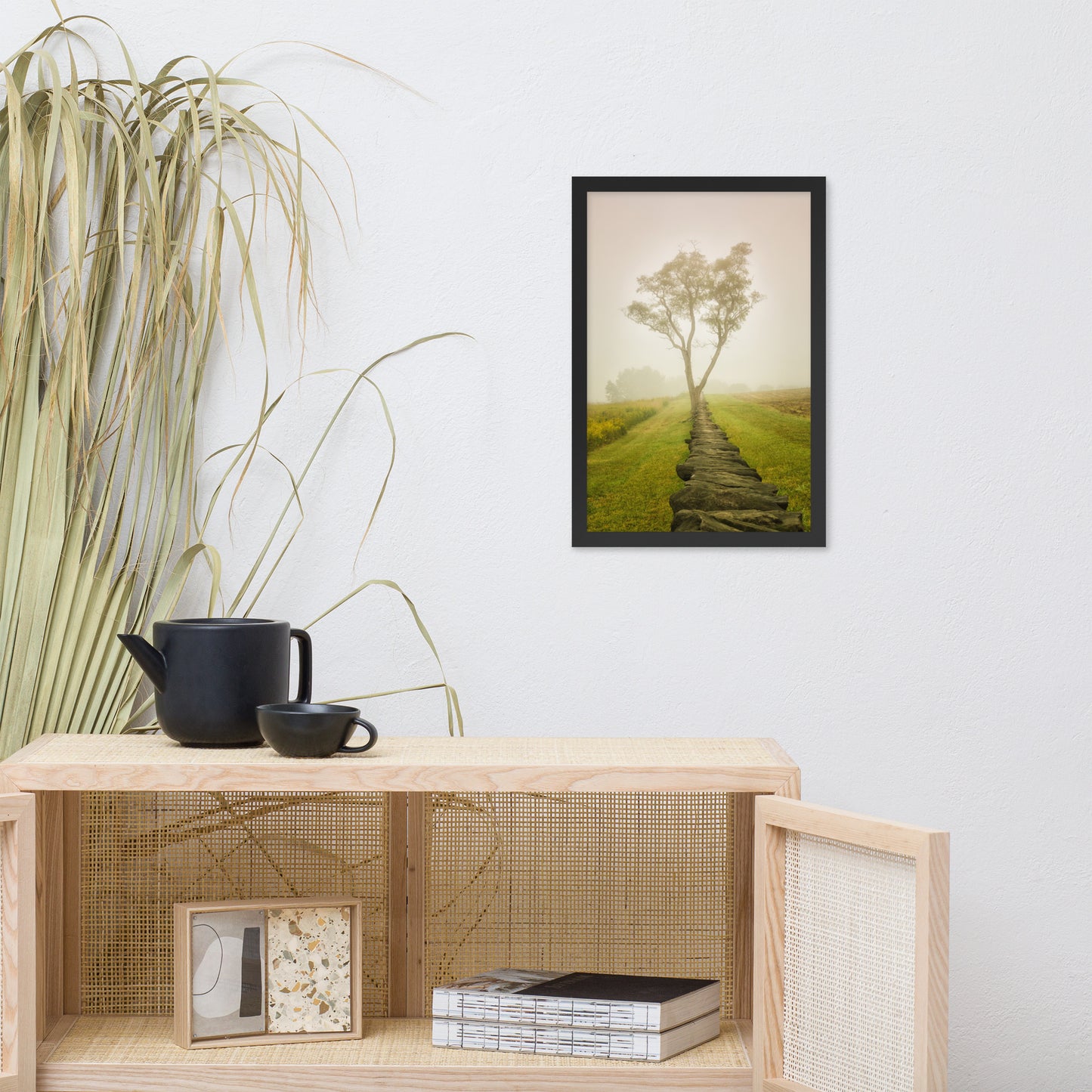 Calming Morning Rural Landscape Framed Photo Wall Art Prints