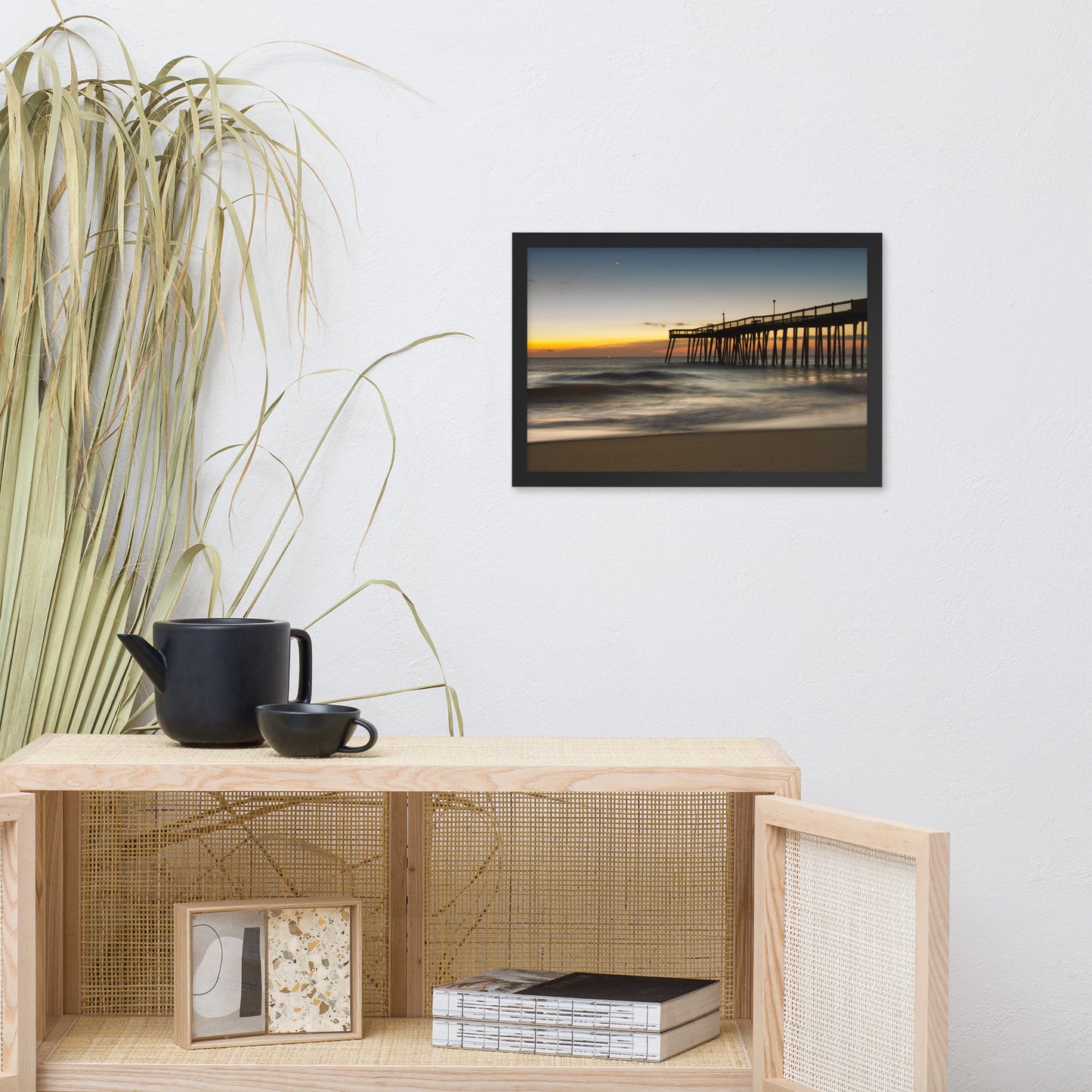 Motion of the Ocean Coastal Landscape Framed Photo Paper Wall Art Prints