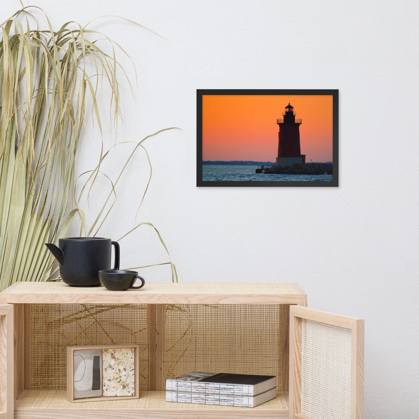 Sunset at Henlopen State Park 3 Framed Photo Paper Wall Art Prints