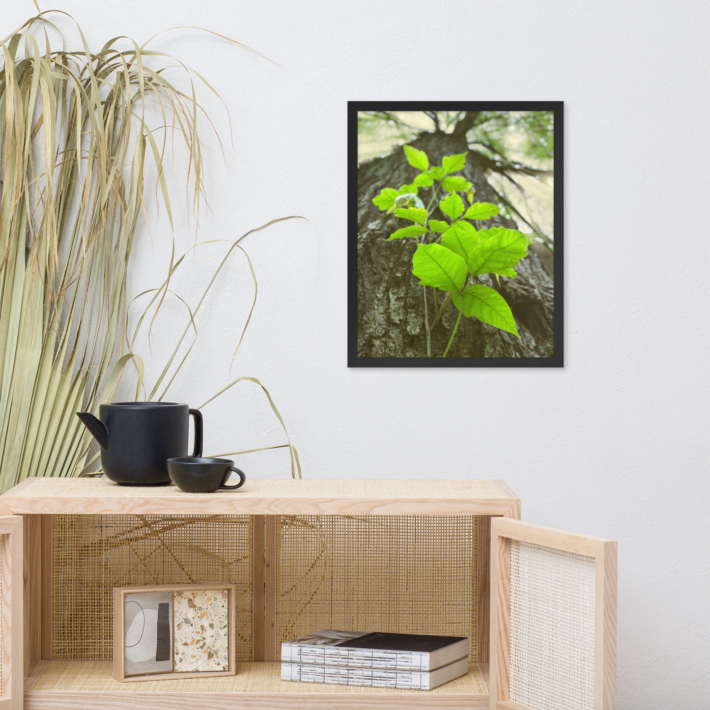 Climbing The Tree Botanical Nature Photo Framed Wall Art Print