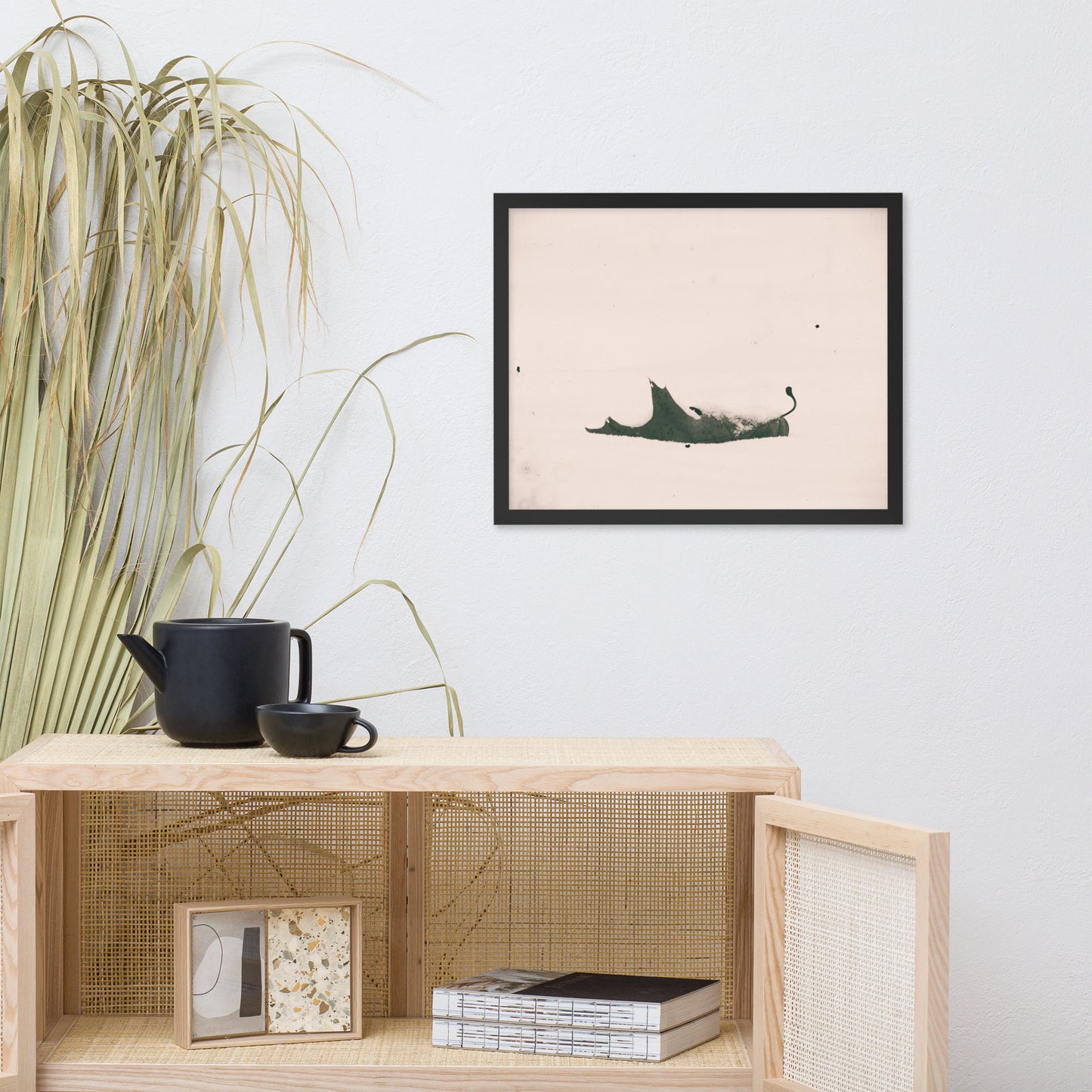 Bleak Winter Botanical Nature Photo Framed Wall Art Print