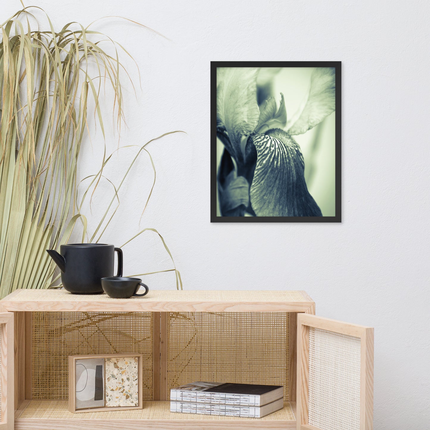 Best Wall Art For Dining Room: Abstract Japanese Iris Delight- Botanical / Floral / Flora / Flowers / Nature Photograph Framed Wall Art Print - Artwork - Wall Decor - Home Decor