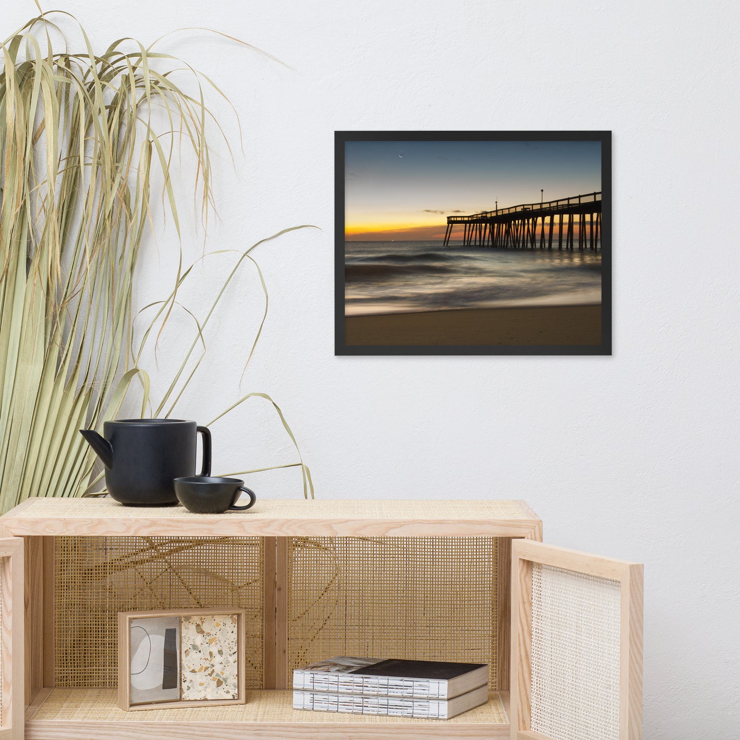 Motion of the Ocean Coastal Landscape Framed Photo Paper Wall Art Prints