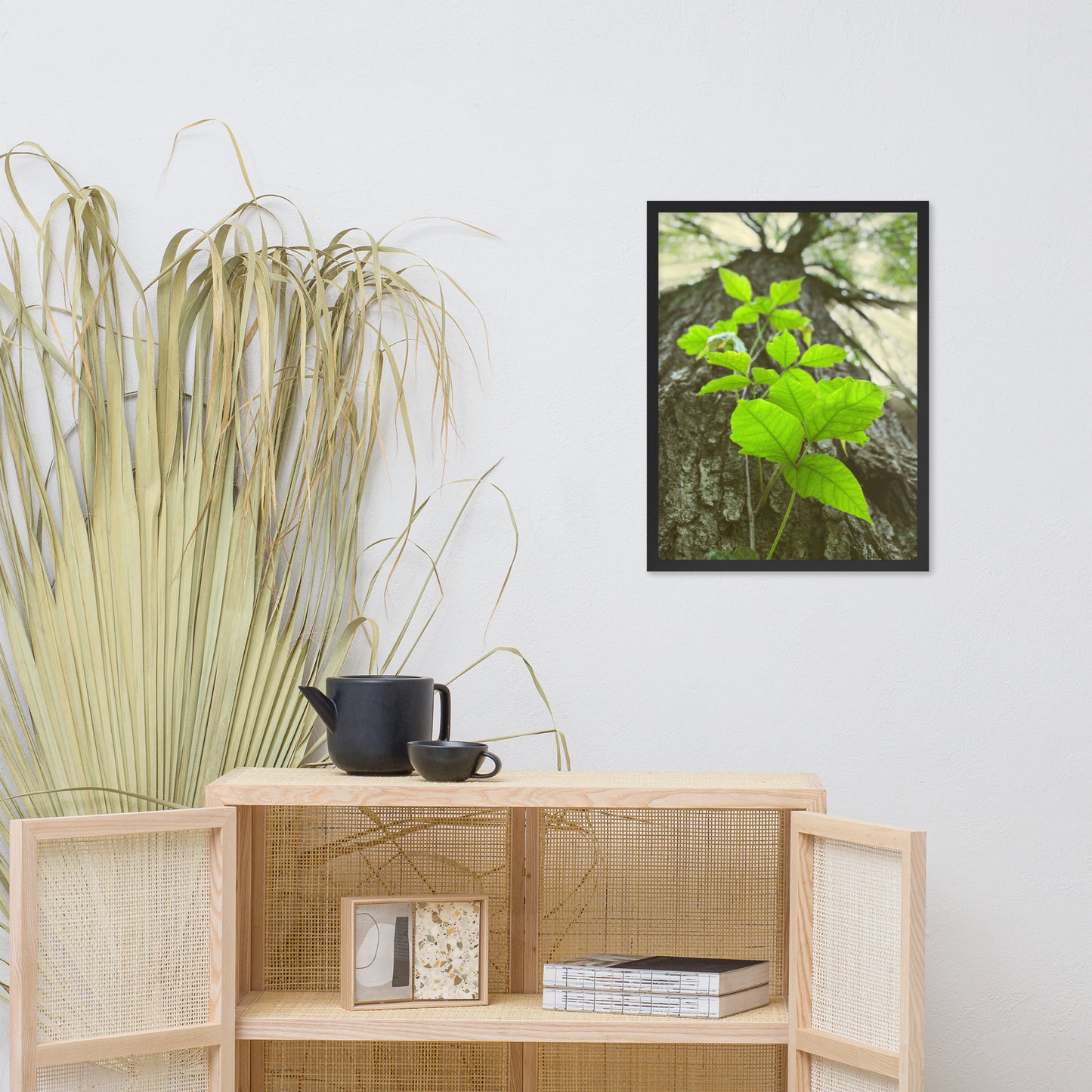 Climbing The Tree Botanical Nature Photo Framed Wall Art Print