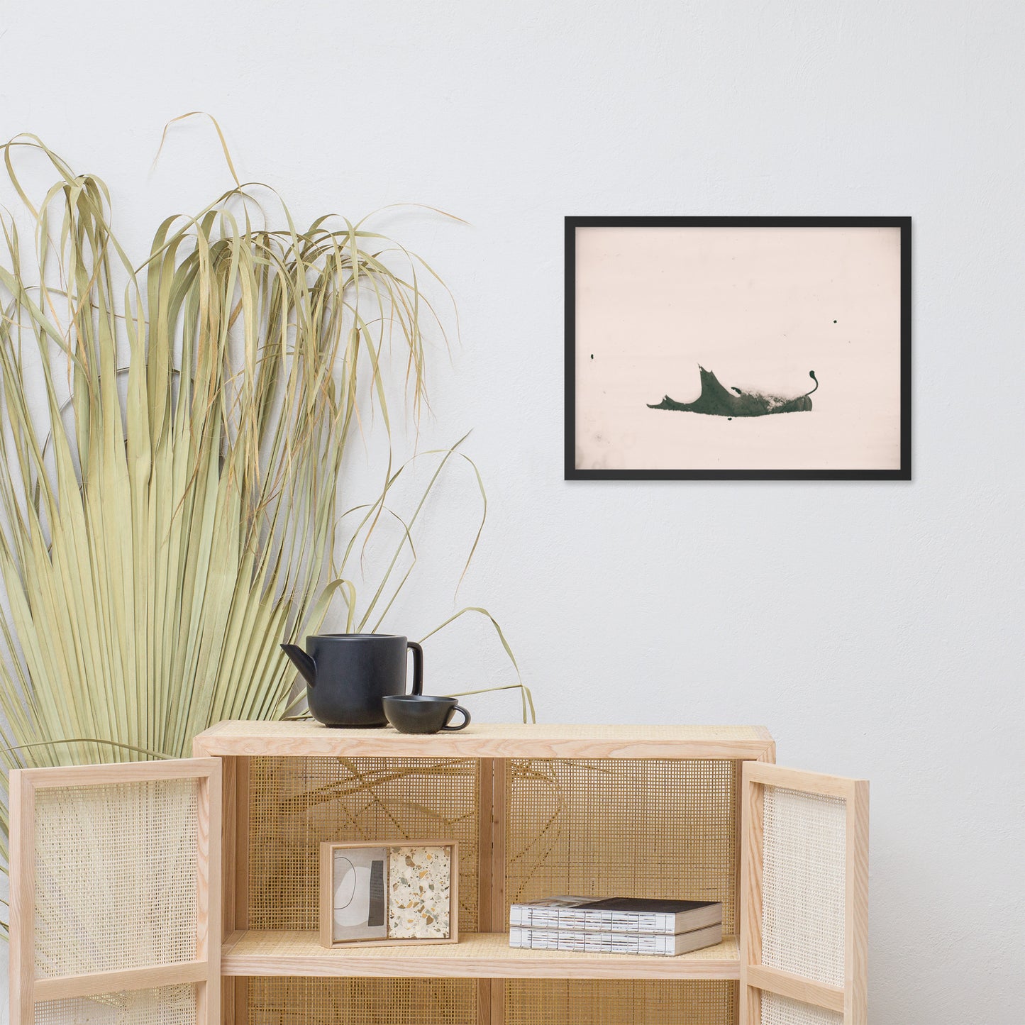 Bleak Winter Botanical Nature Photo Framed Wall Art Print