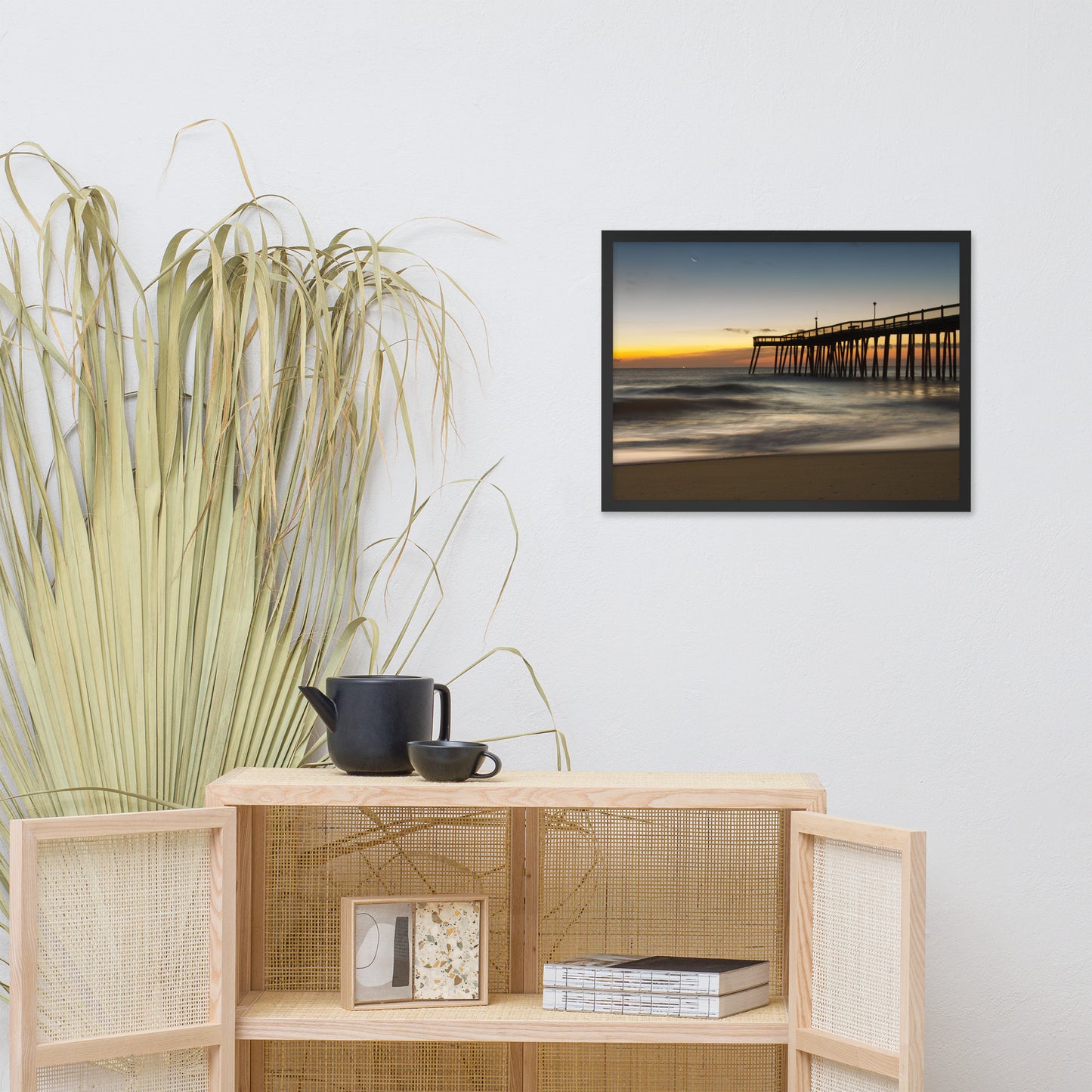 Motion of the Ocean Coastal Landscape Framed Photo Paper Wall Art Prints