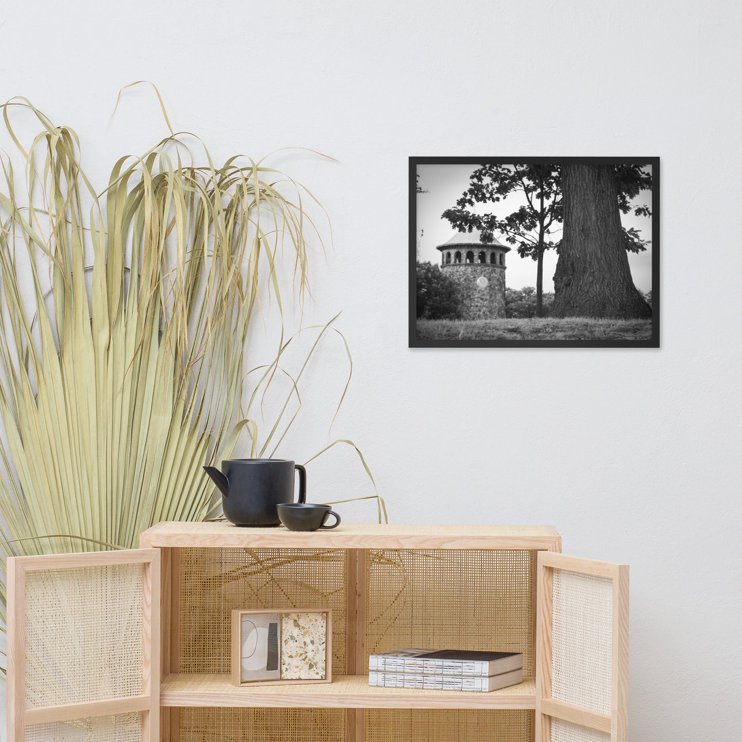 Rockford Tower in Black and White Framed Photo Paper Wall Art Prints